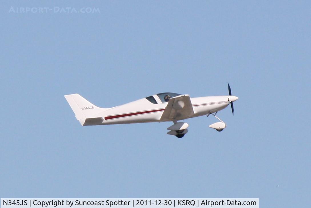 N345JS, 2000 Aero Designs Pulsar XP C/N 376, Experimental Plane N345JS departs Runway 14 at Sarasota-Bradenton International Airport