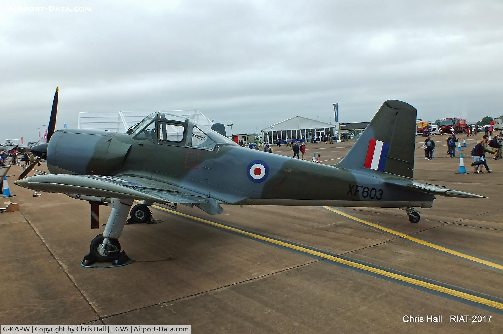 G-KAPW, 1955 Percival P-56 Provost T.1 C/N PAC/56/311, RIAT 2017