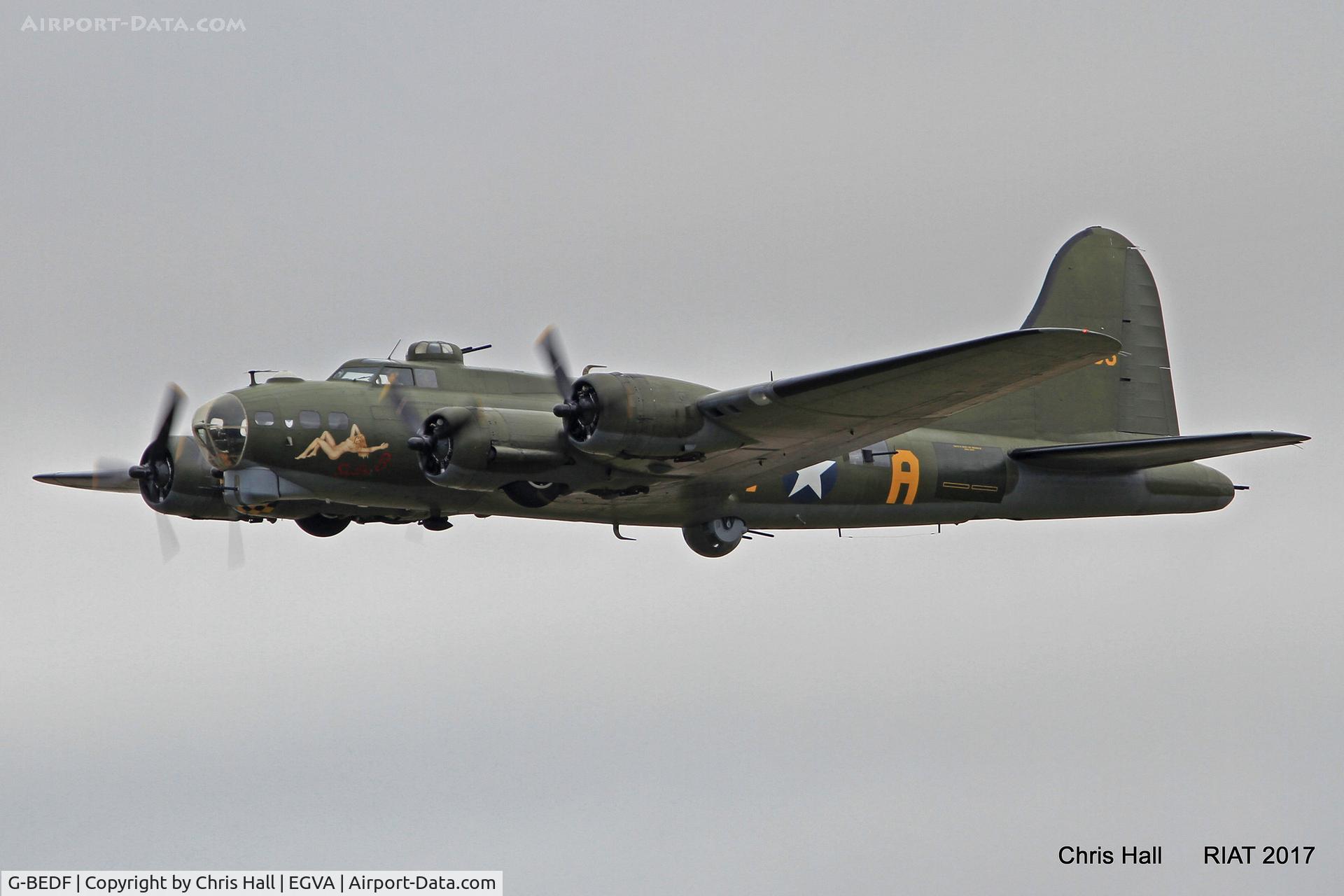 G-BEDF, 1944 Boeing B-17G Flying Fortress C/N 8693, RIAT 2017