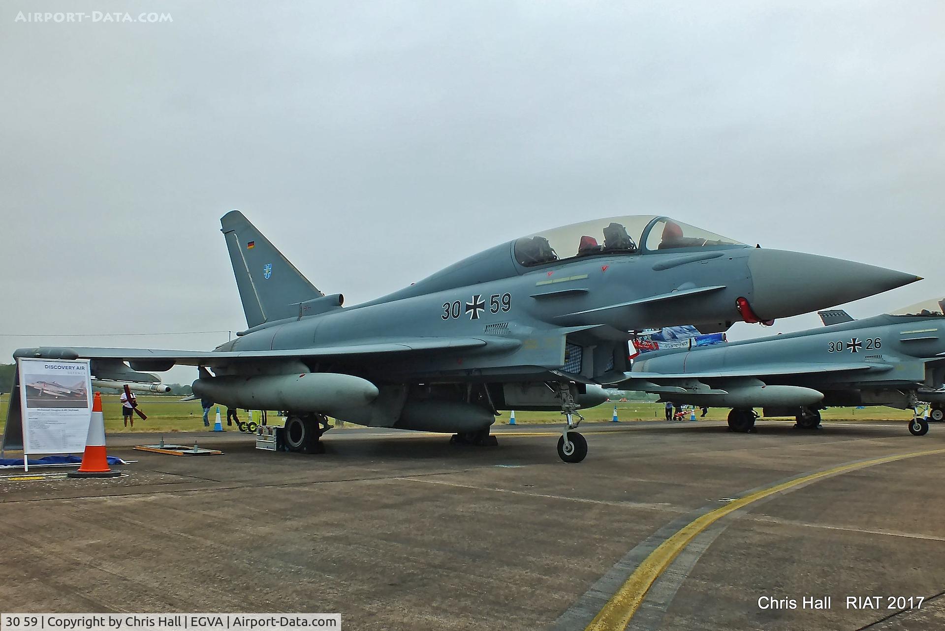 30 59, Eurofighter EF-2000 Typhoon T C/N GT017, RIAT 2017