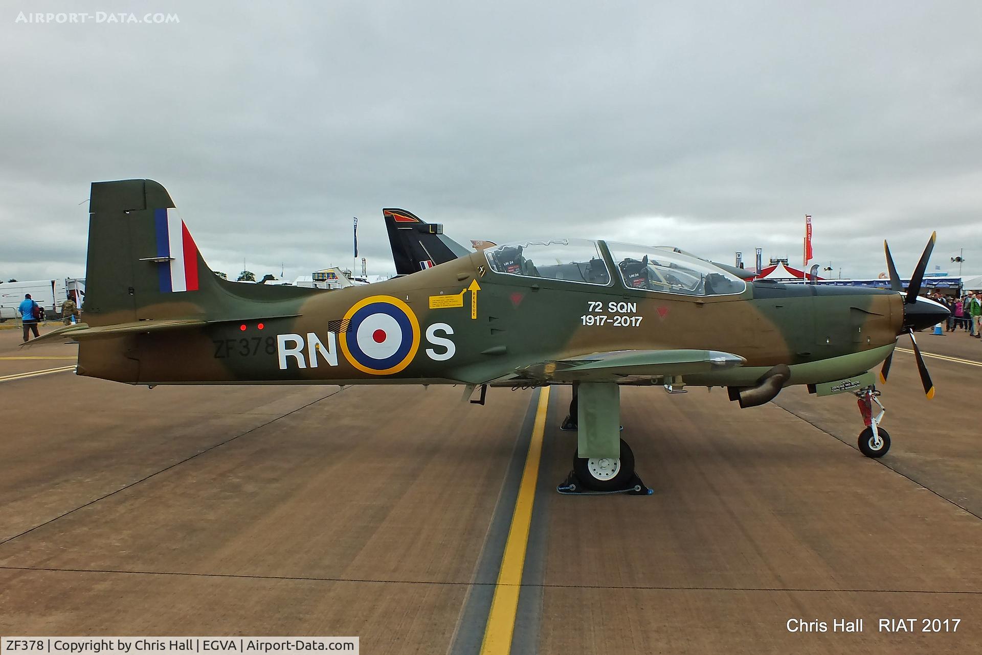 ZF378, 1992 Short S-312 Tucano T1 C/N S121/T92, RIAT 2017