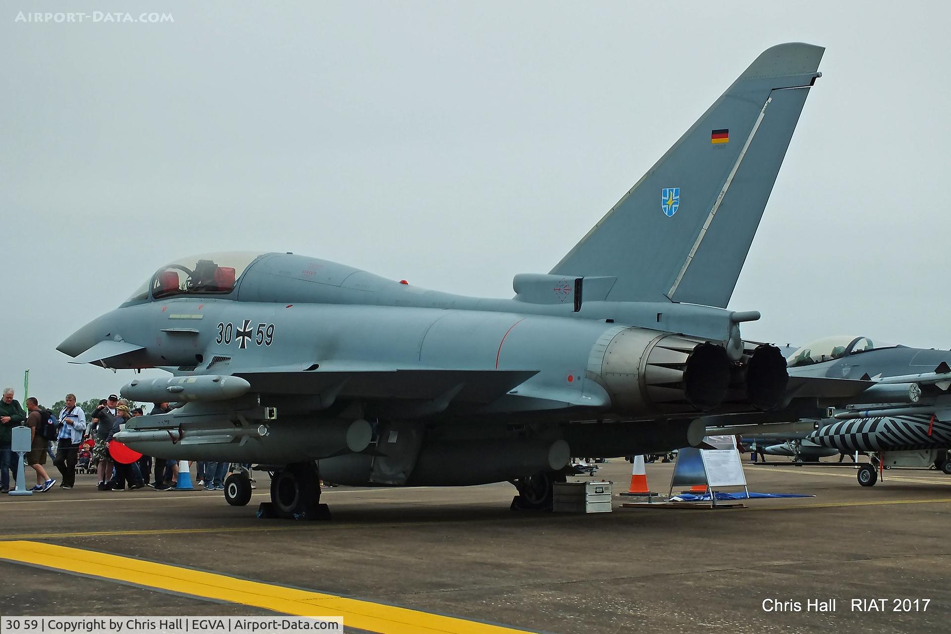 30 59, Eurofighter EF-2000 Typhoon T C/N GT017, RIAT 2017