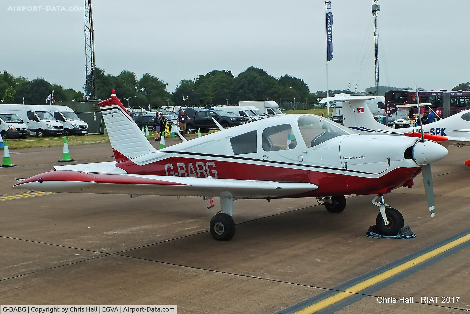 G-BABG, 1964 Piper PA-28-180 Cherokee C/N 28-2031, RIAT 2017