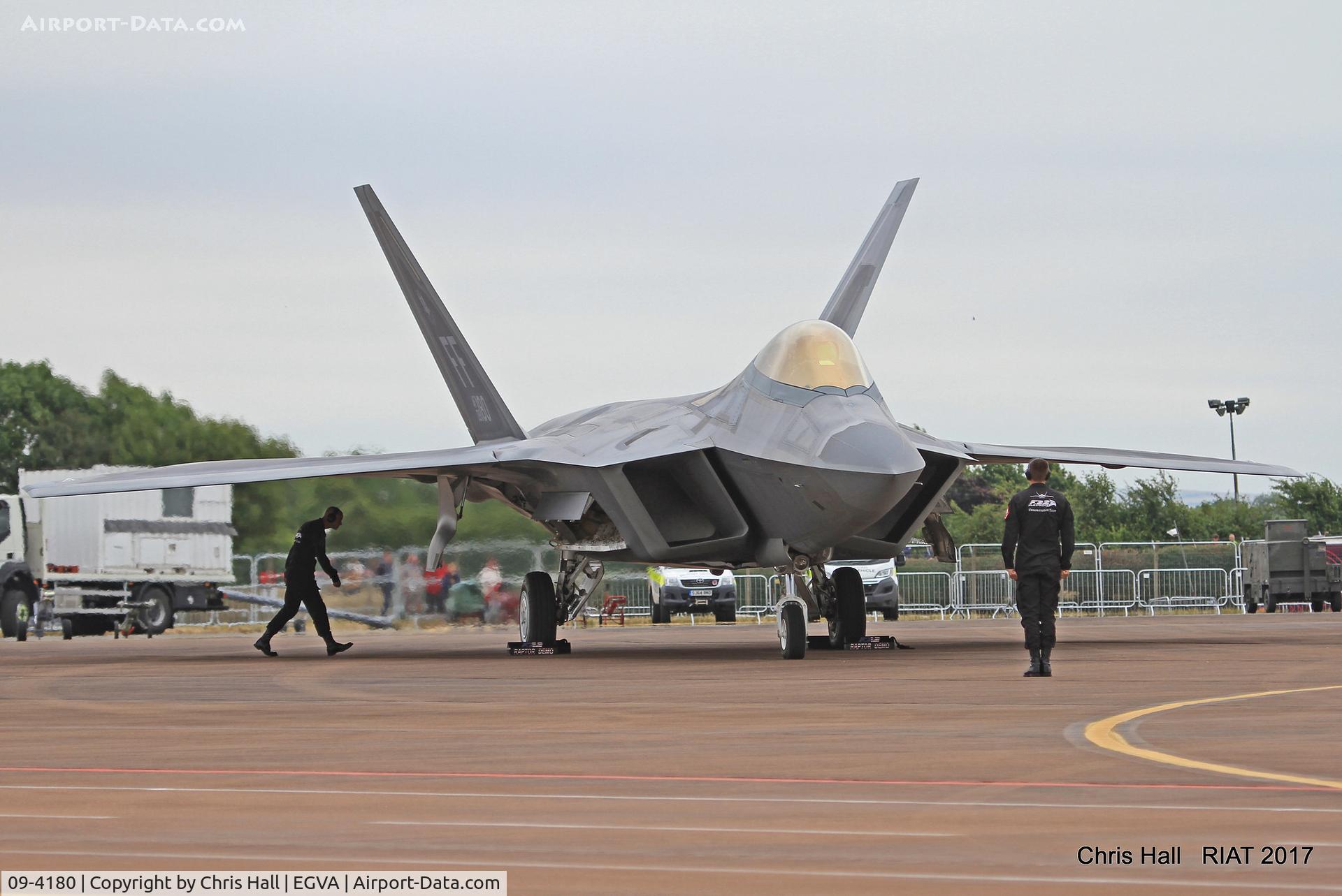 09-4180, Lockheed Martin F-22A Raptor C/N 4180, RIAT 2017