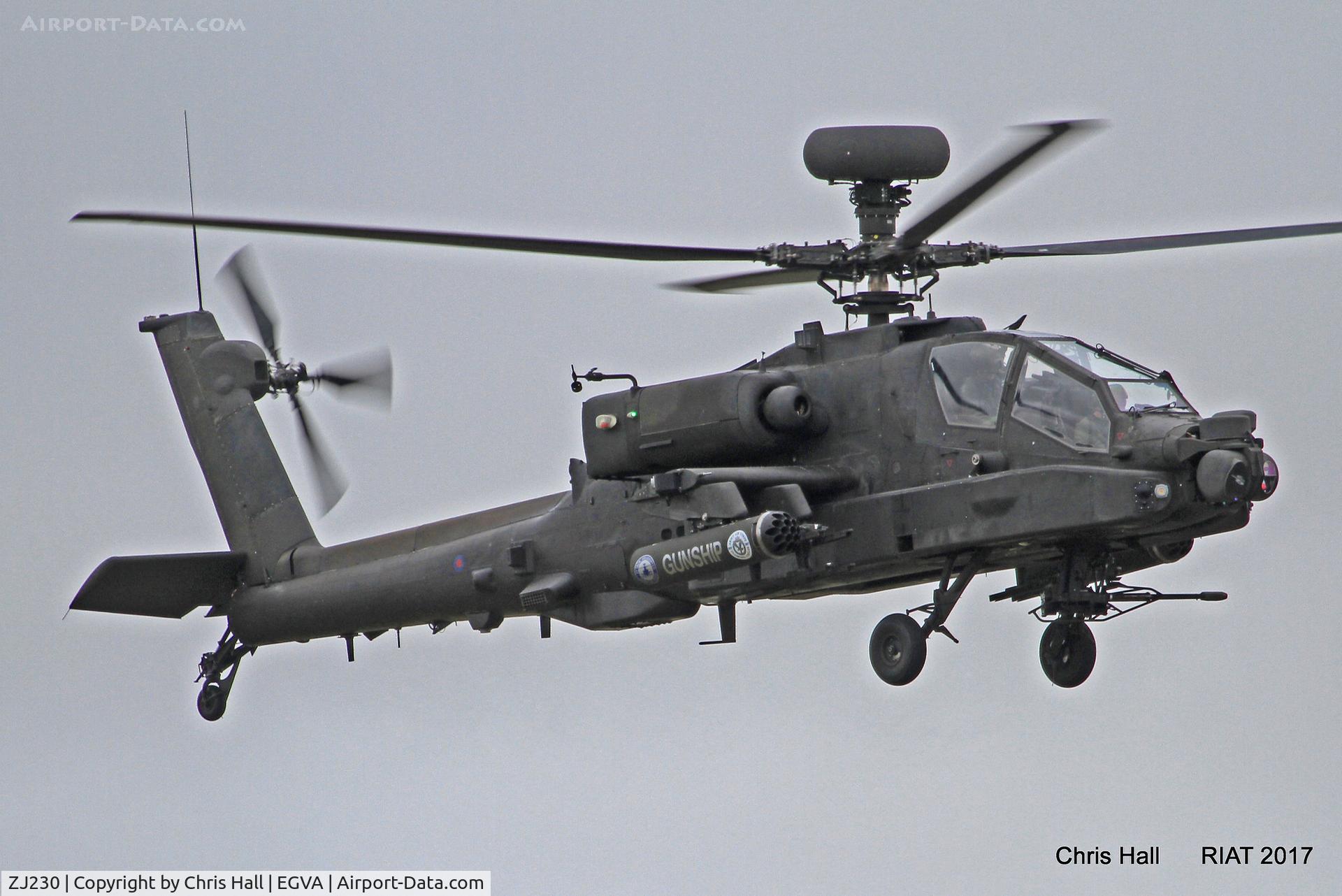 ZJ230, 2003 Westland Apache AH.1 C/N DU064/WAH064, RIAT 2017