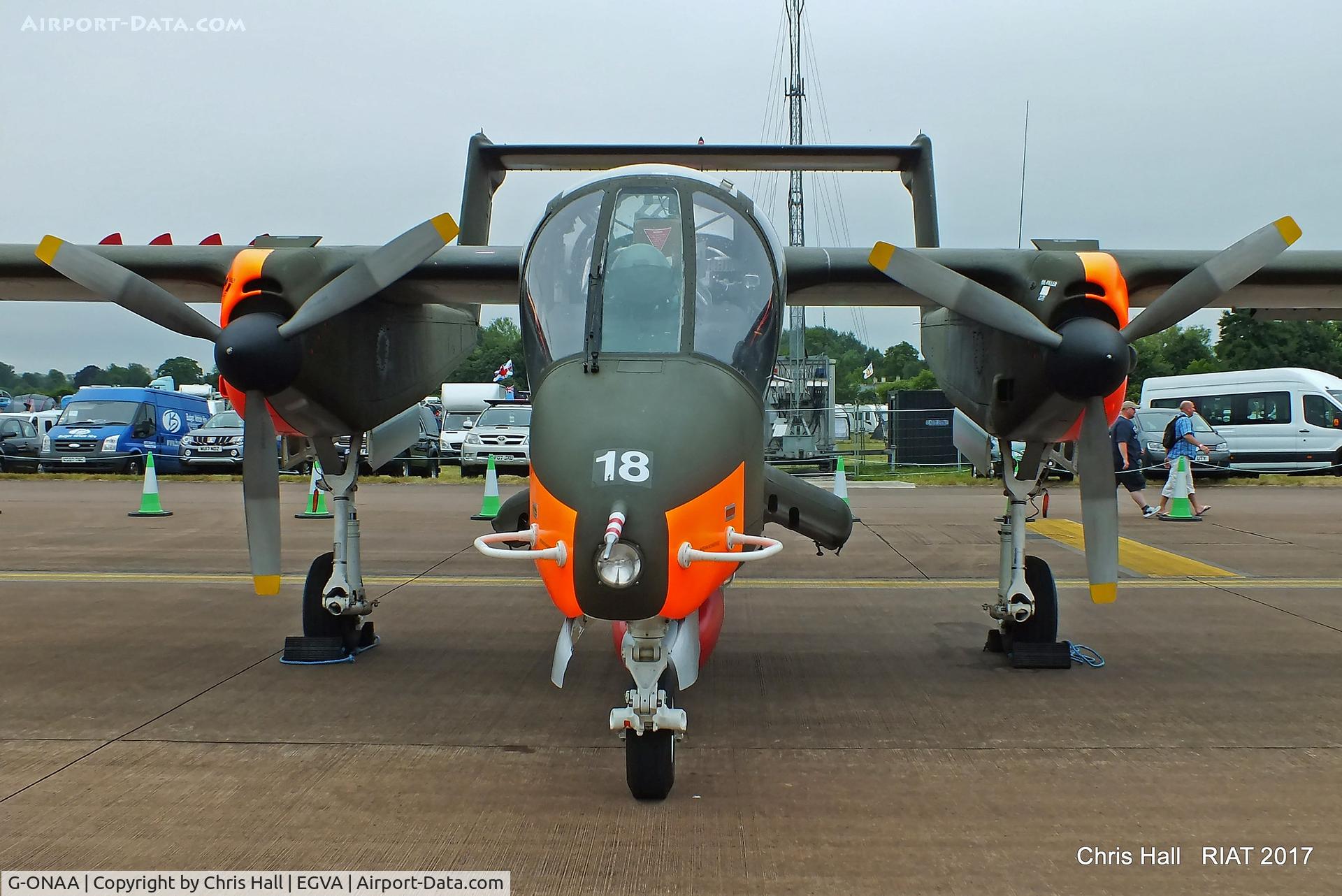G-ONAA, 1971 North American OV-10B Bronco C/N 338-3, RIAT 2017