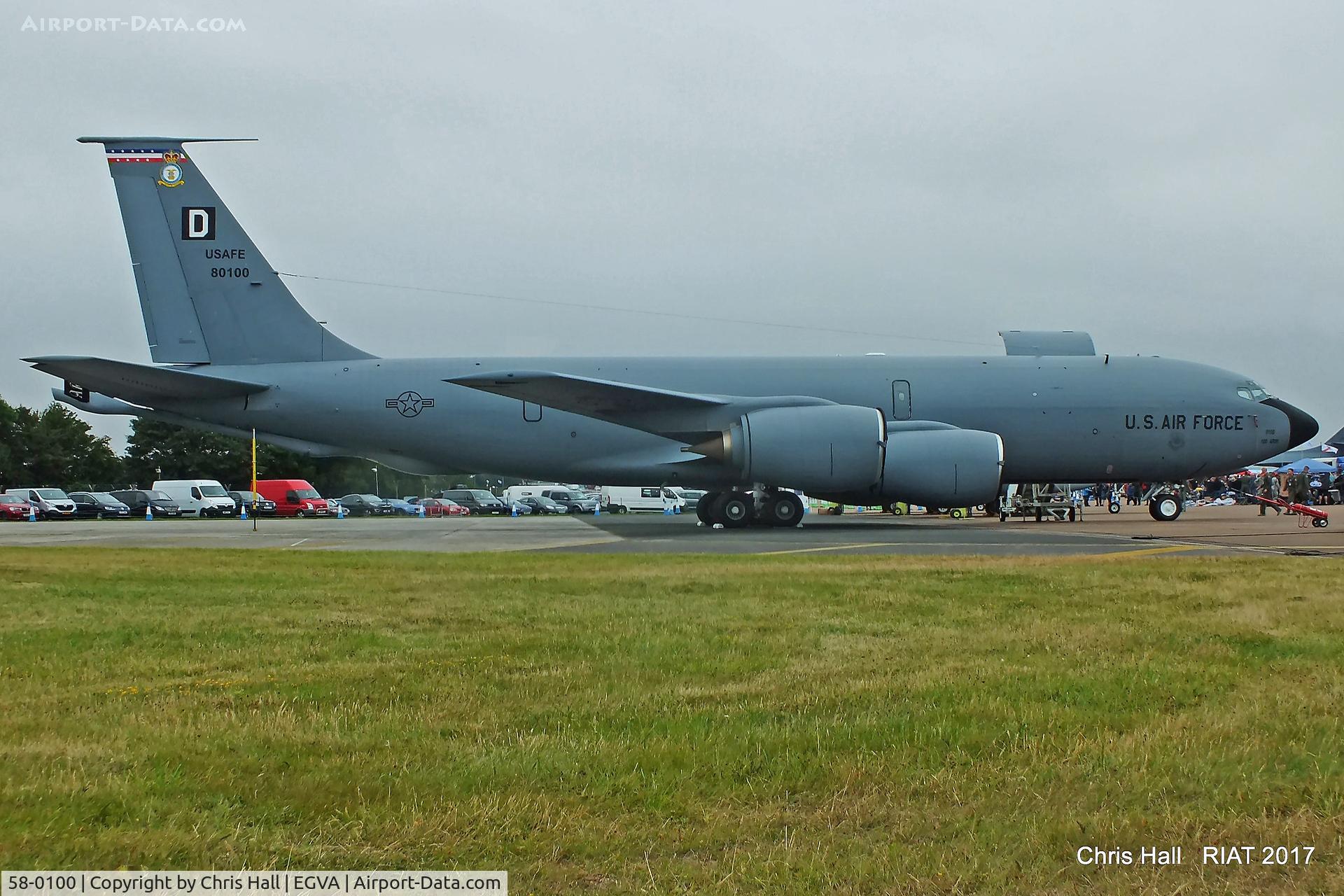 58-0100, 1958 Boeing KC-135R Stratotanker C/N 17845, RIAT 2017