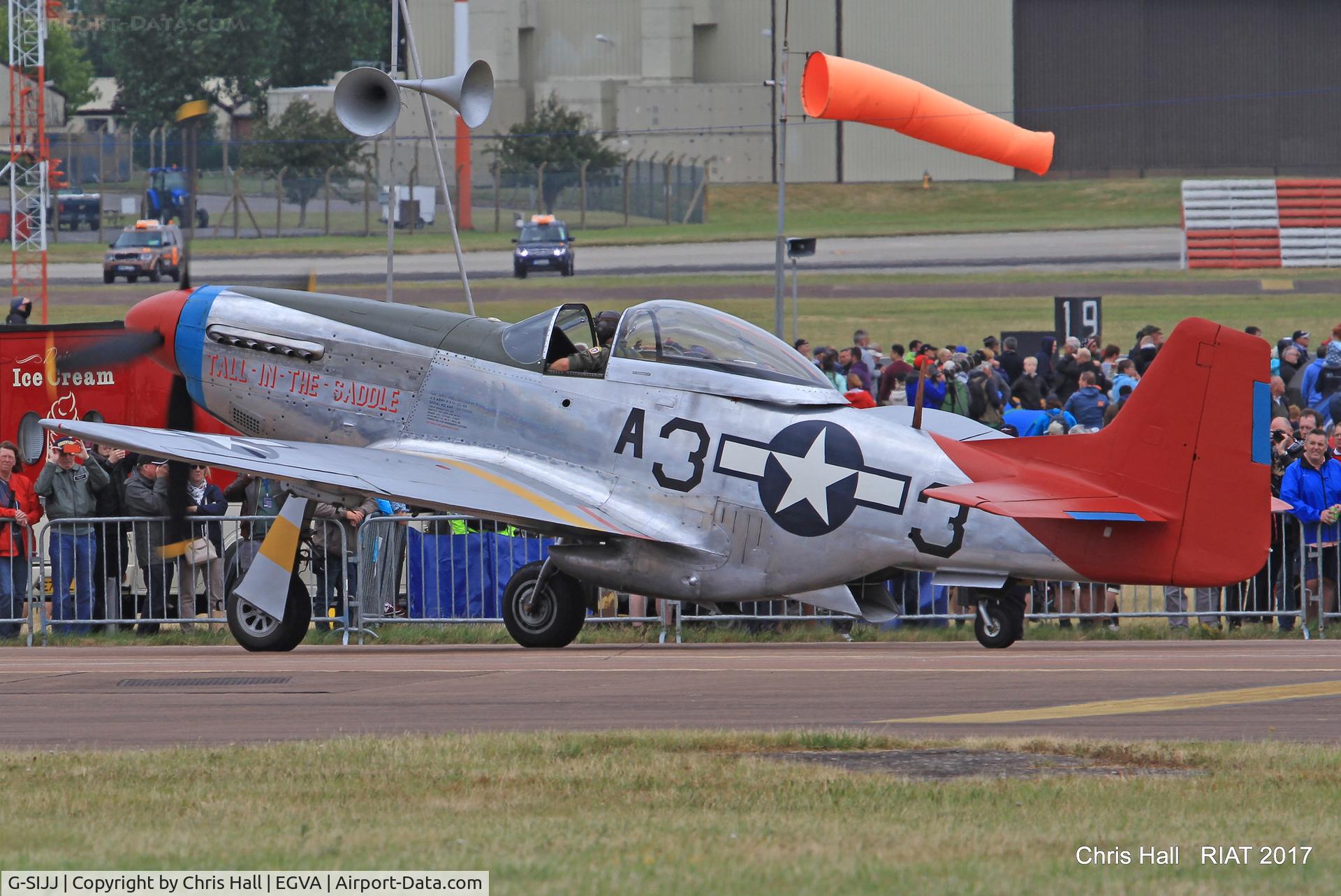 G-SIJJ, 1944 North American P-51D Mustang C/N 122-31894 (44-72035), RIAT 2017