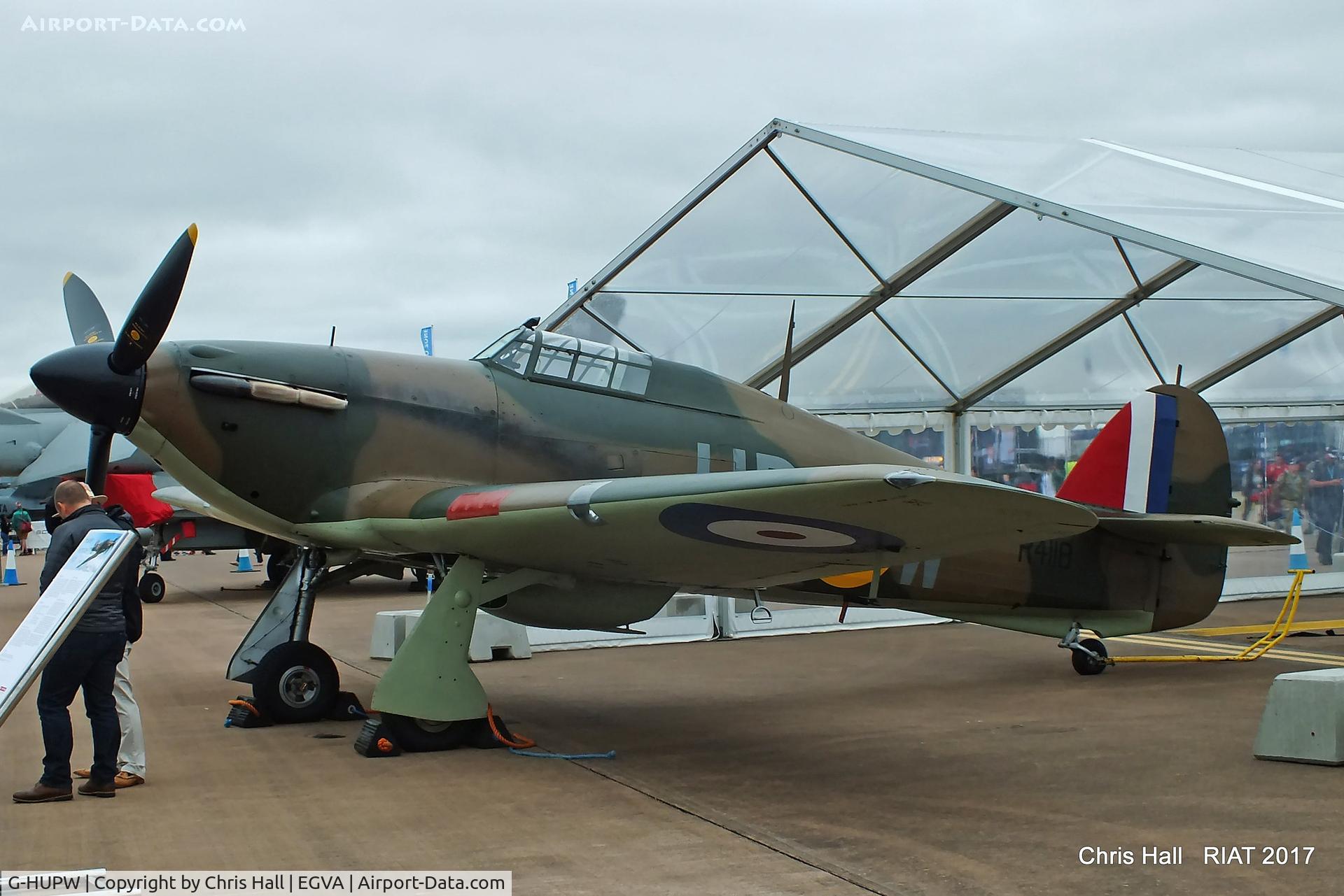 G-HUPW, 1940 Hawker Hurricane I C/N G592301, RIAT 2017