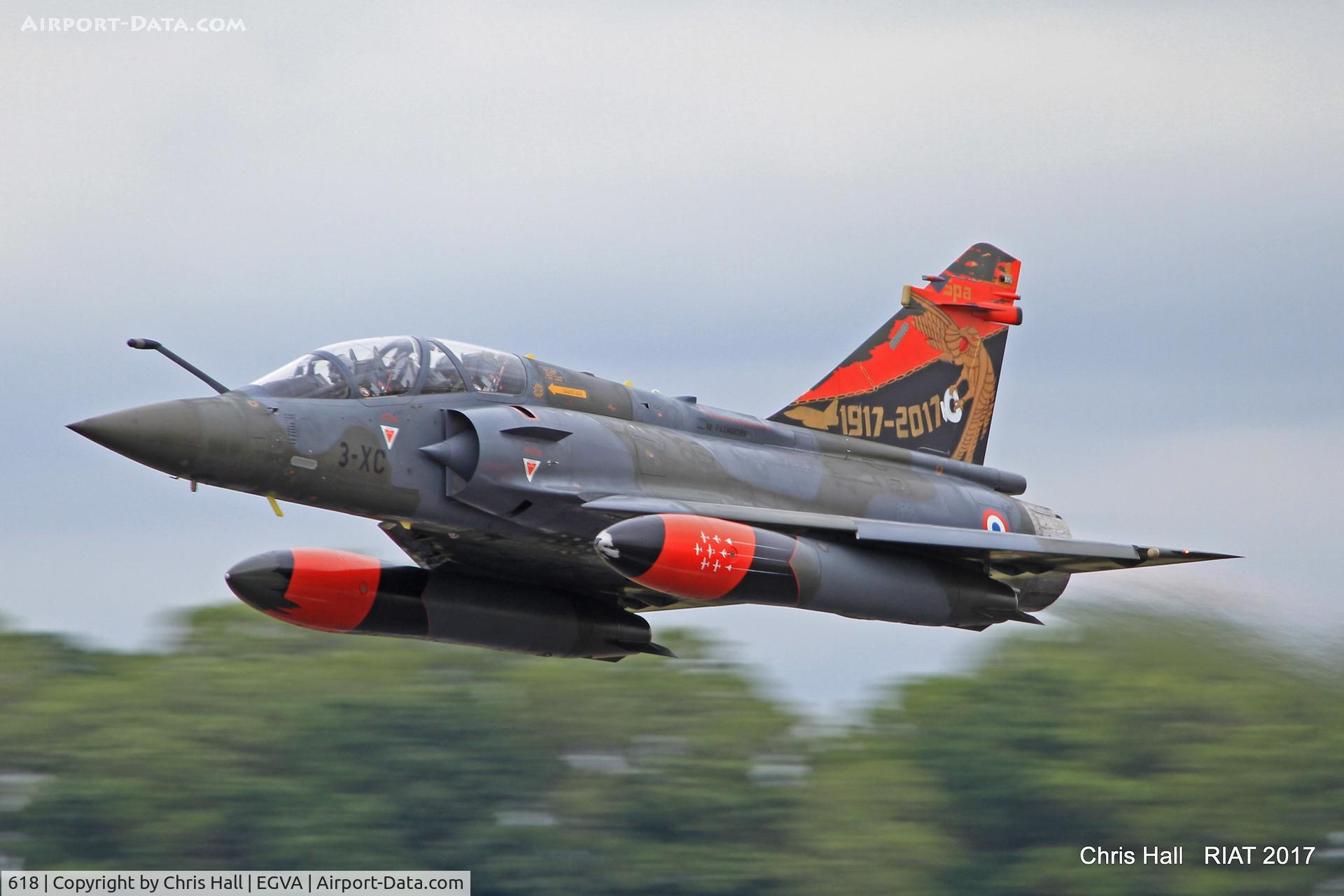618, Dassault Mirage 2000D C/N 417, RIAT 2017