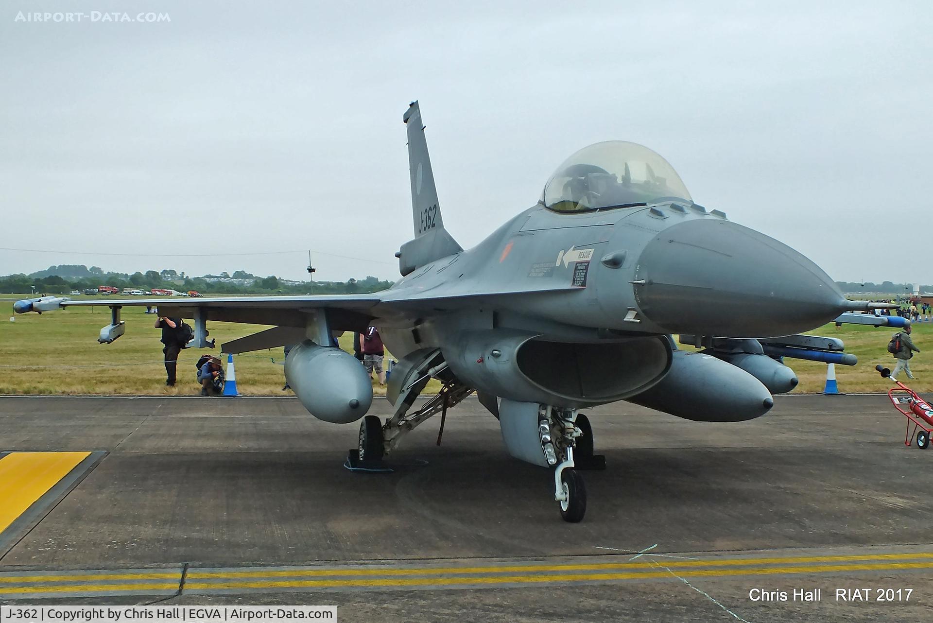 J-362, 1986 Fokker F-16AM Fighting Falcon C/N 6D-119, RIAT 2017