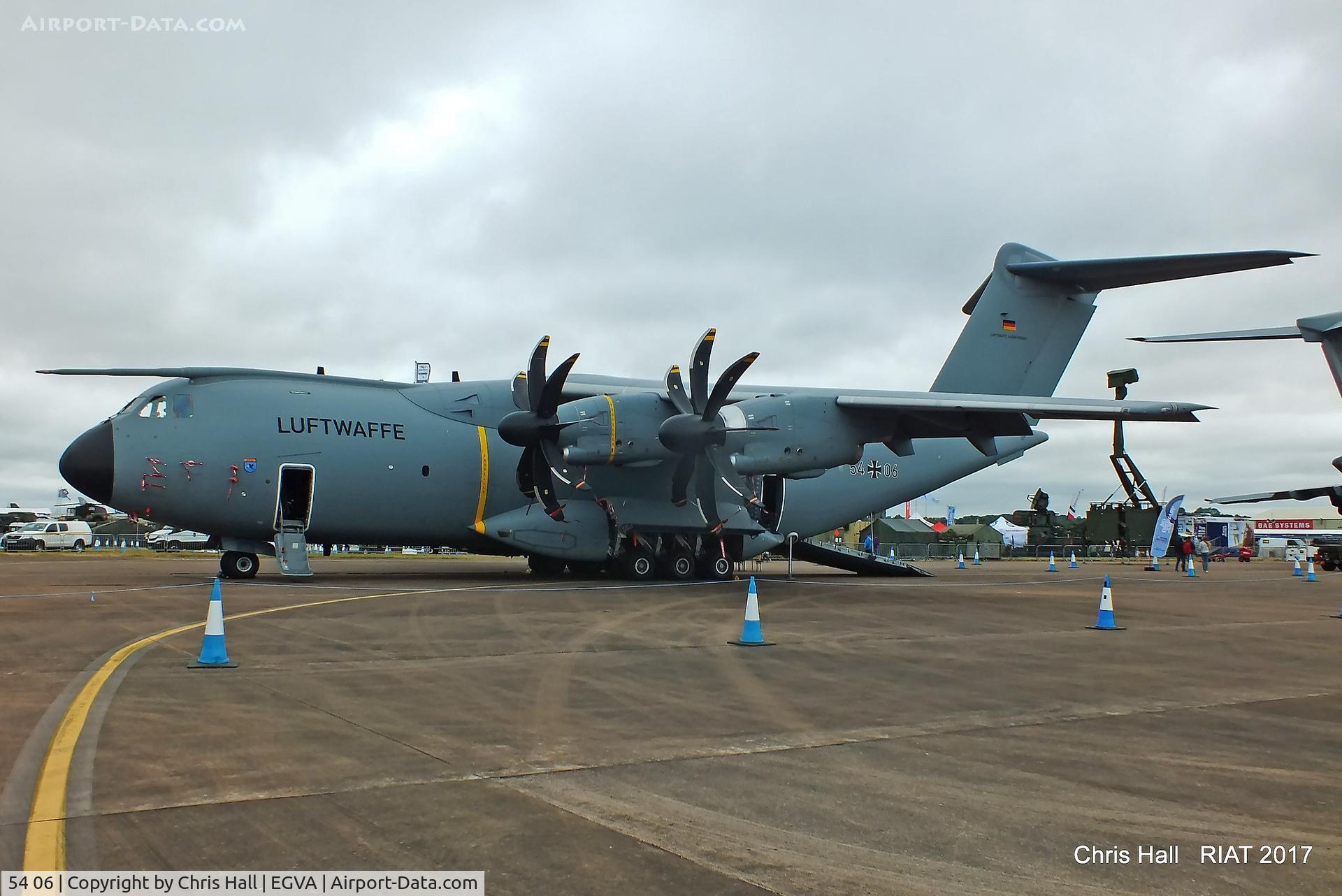 54 06, 2016 Airbus A400M-180 Atlas C/N 041, RIAT 2017