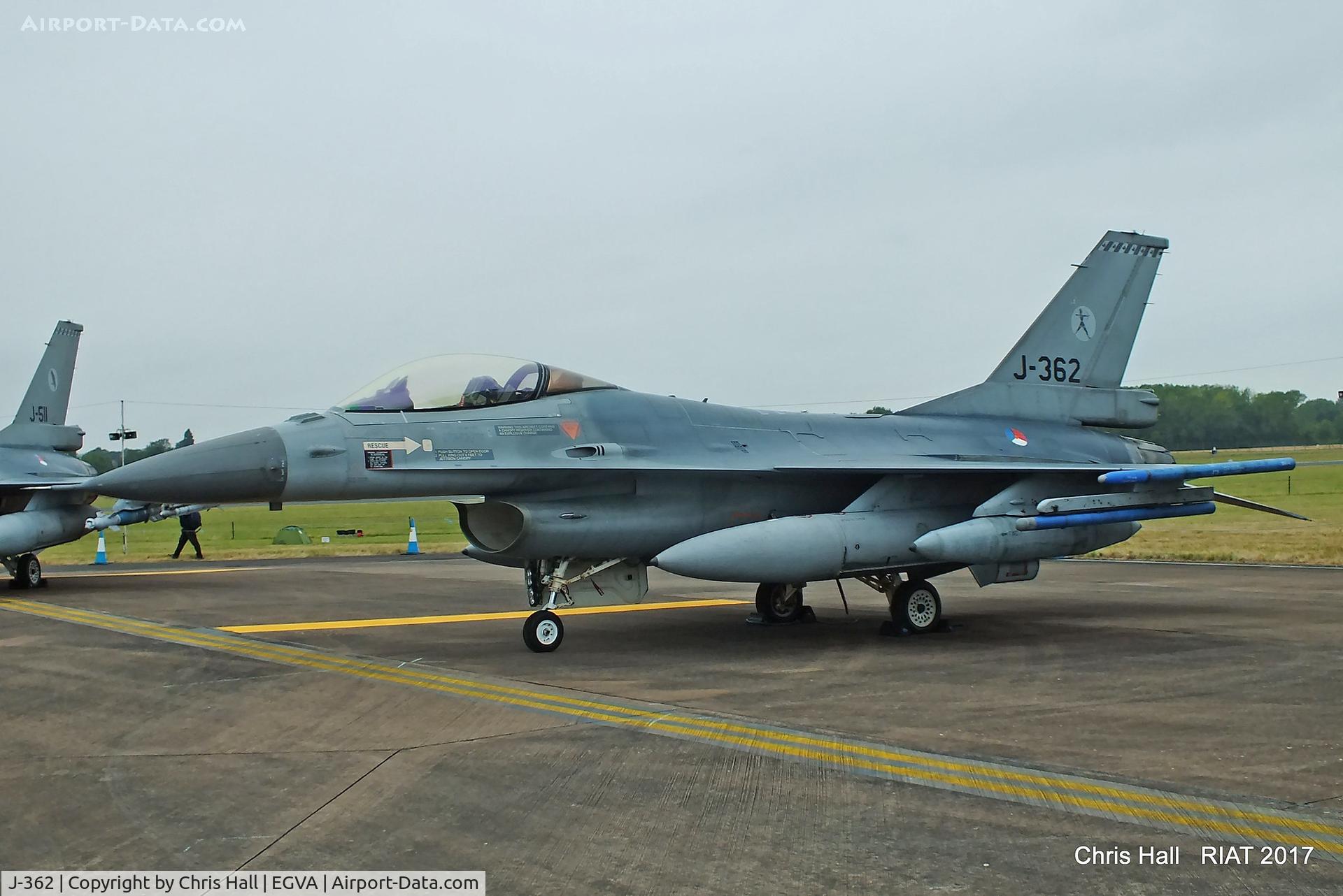 J-362, 1986 Fokker F-16AM Fighting Falcon C/N 6D-119, RIAT 2017