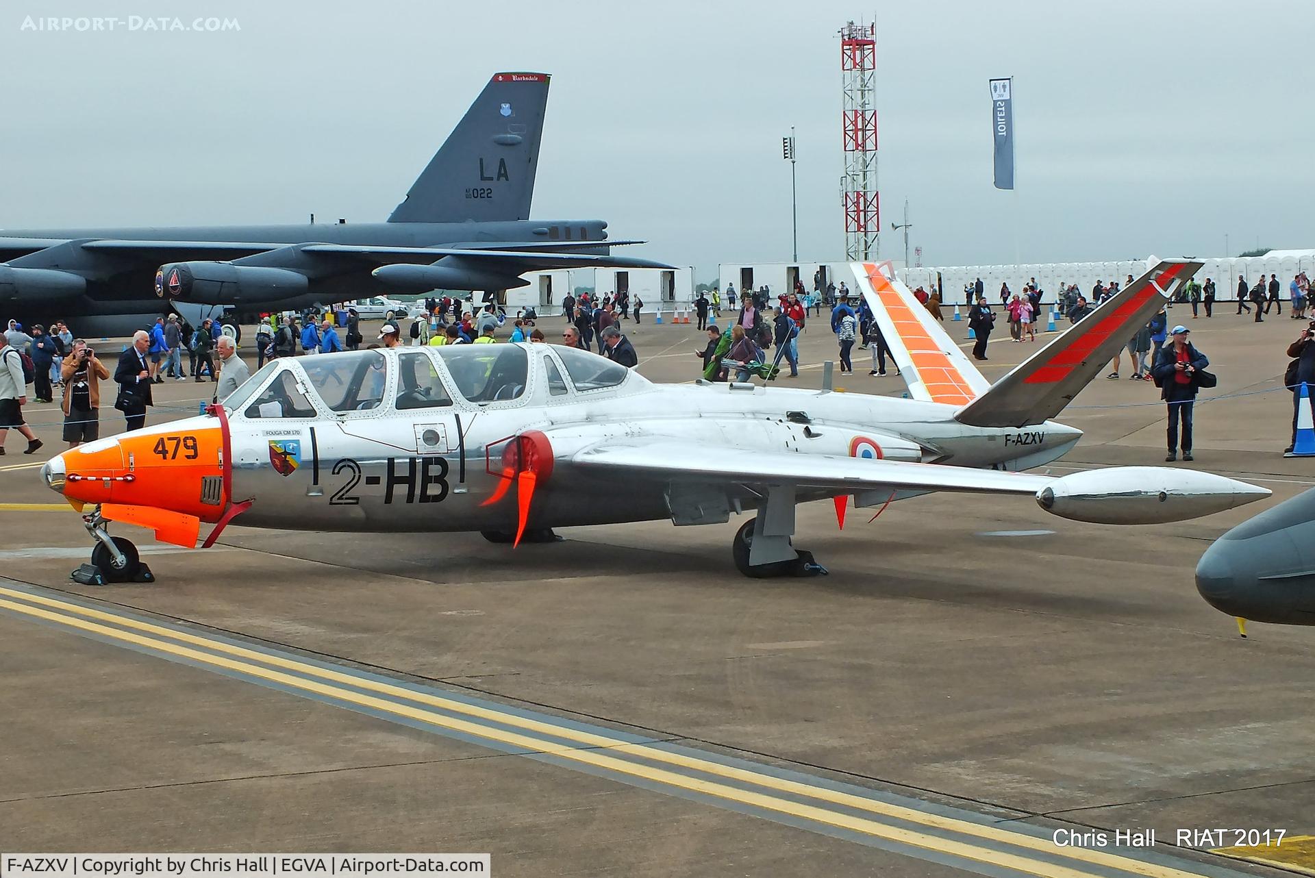 F-AZXV, Fouga CM-170 Magister C/N 479, RIAT 2017