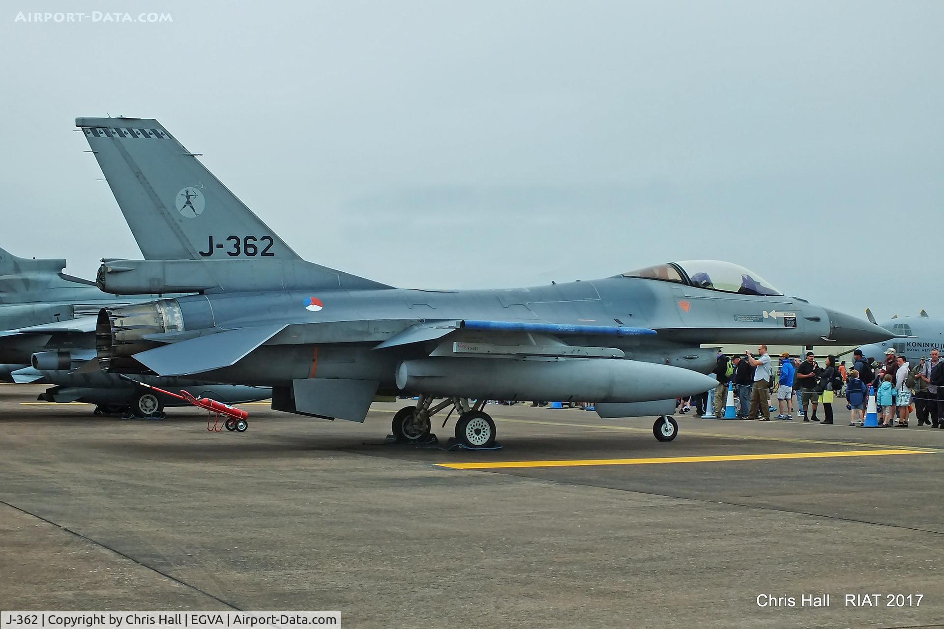 J-362, 1986 Fokker F-16AM Fighting Falcon C/N 6D-119, RIAT 2017