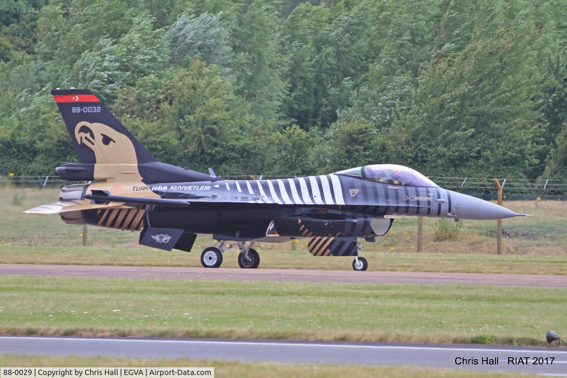 88-0029, TAI (Turkish Aerospace Industries) F-16C Fighting Falcon C/N 4R-31, RIAT 2017