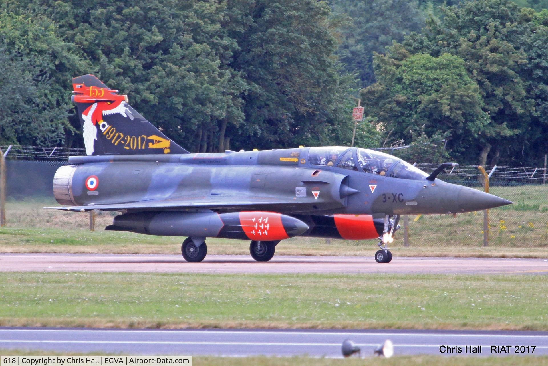 618, Dassault Mirage 2000D C/N 417, RIAT 2017