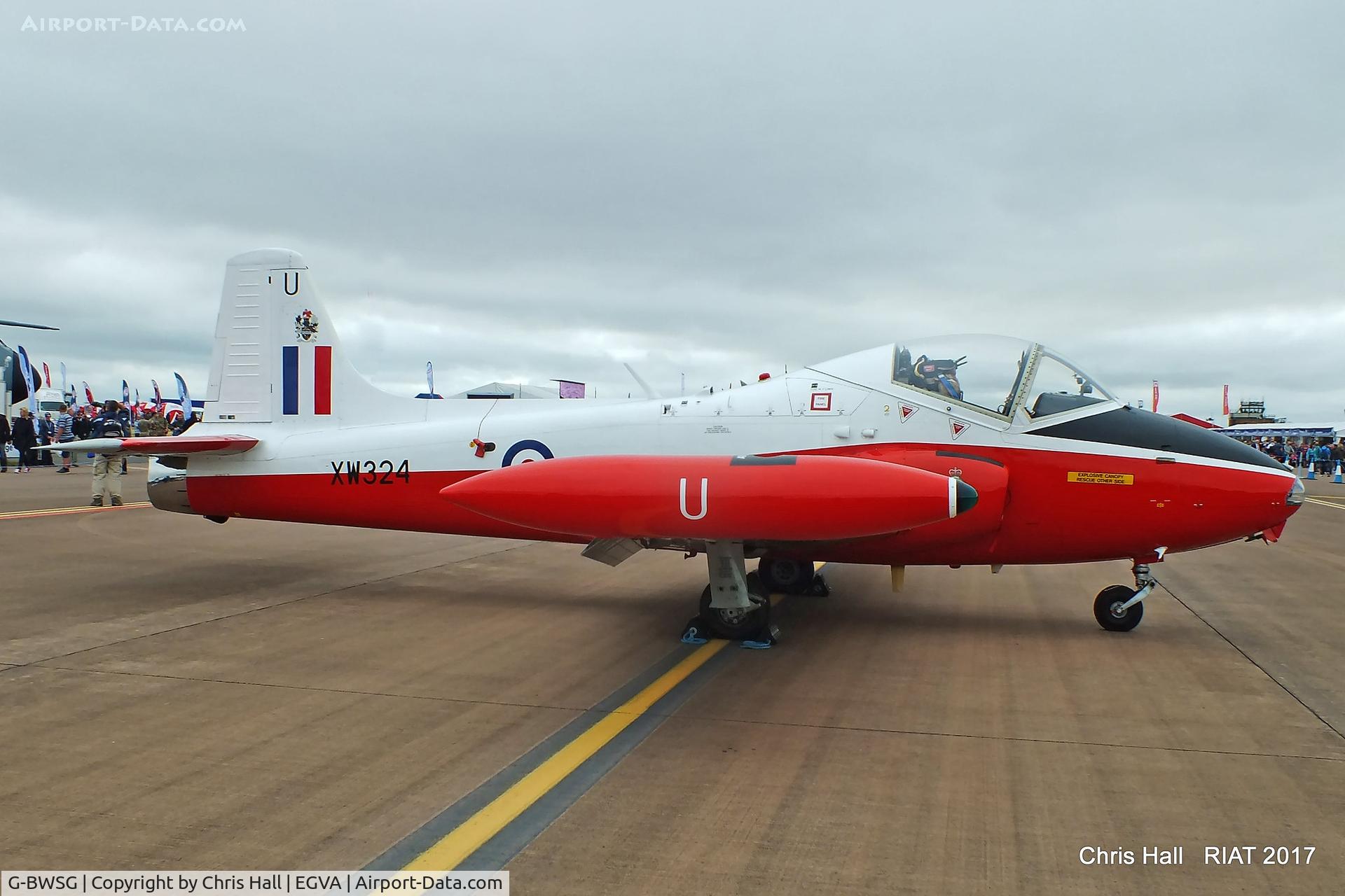 G-BWSG, 1970 BAC 84 Jet Provost T.5 C/N EEP/JP/988, RIAT 2017