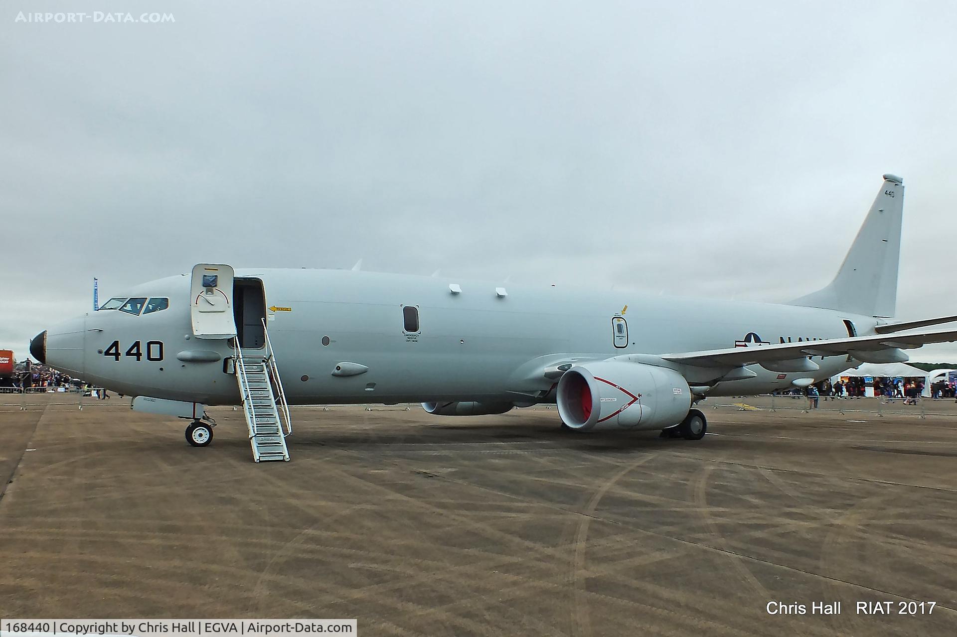 168440, 2013 Boeing P-8A Poseidon C/N 40820/4366, RIAT 2017