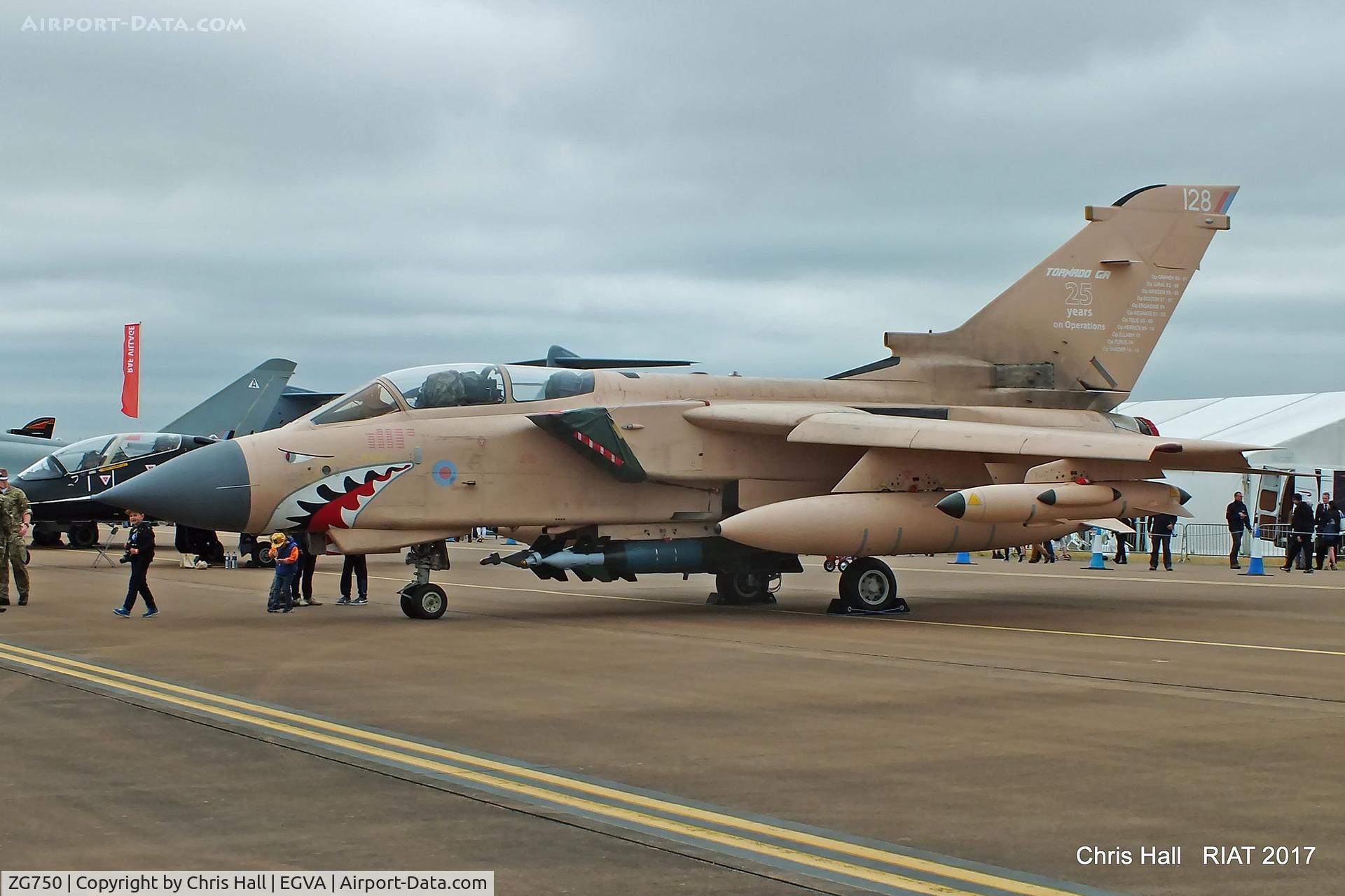 ZG750, 1991 Panavia Tornado GR.4 C/N 862/BT051/3420, RIAT 2017