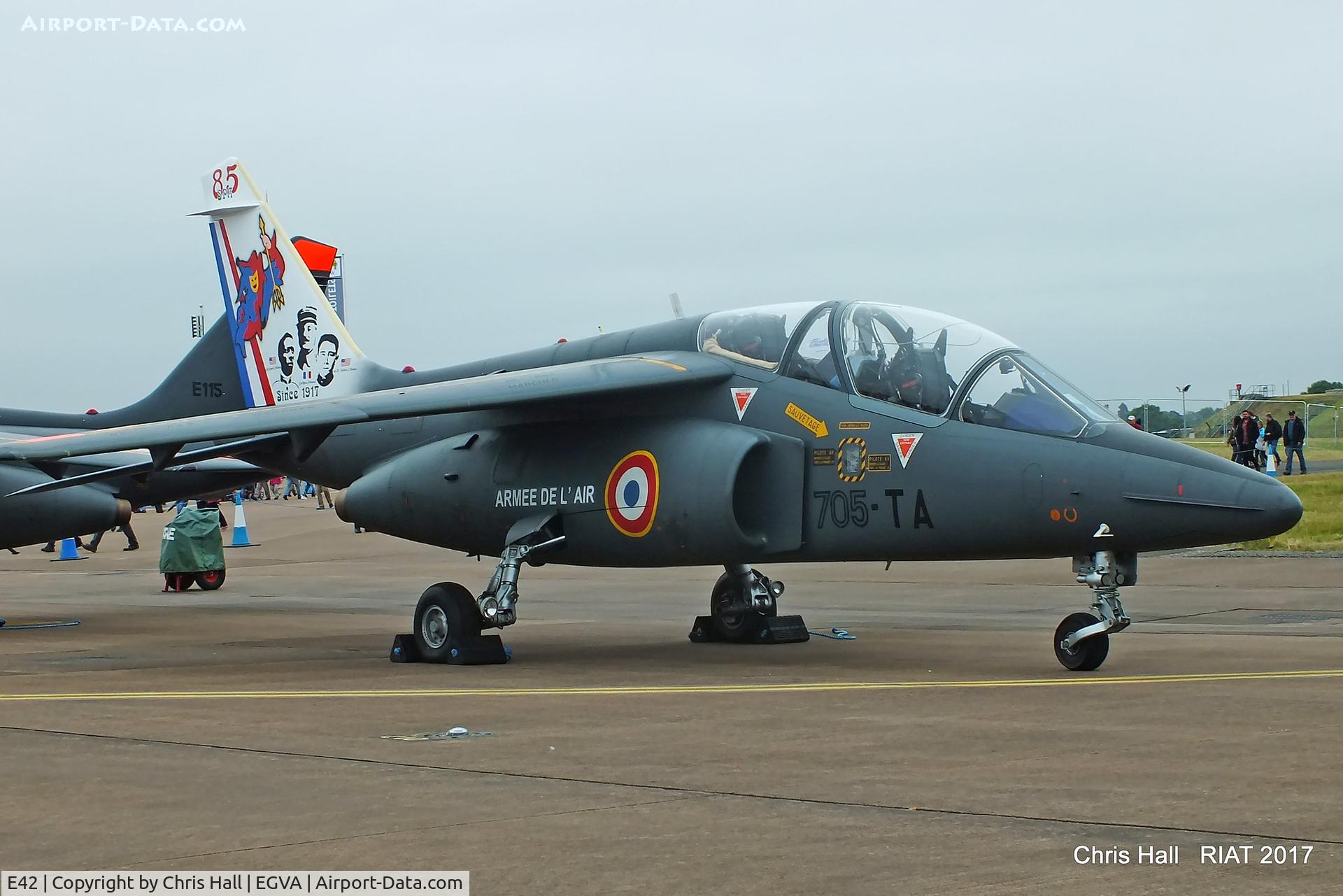 E42, Dassault-Dornier Alpha Jet E C/N E42, RIAT 2017