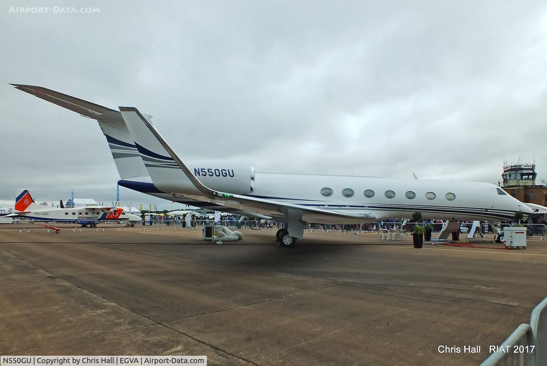 N550GU, 2016 Gulfstream Aerospace G550 C/N 5545, RIAT 2017