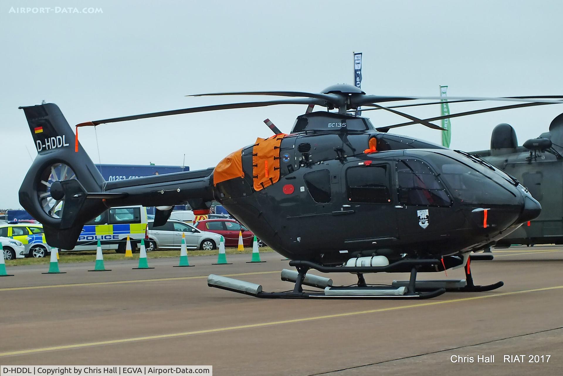D-HDDL, 2015 Eurocopter EC-135P2+ C/N 1200, RIAT 2017