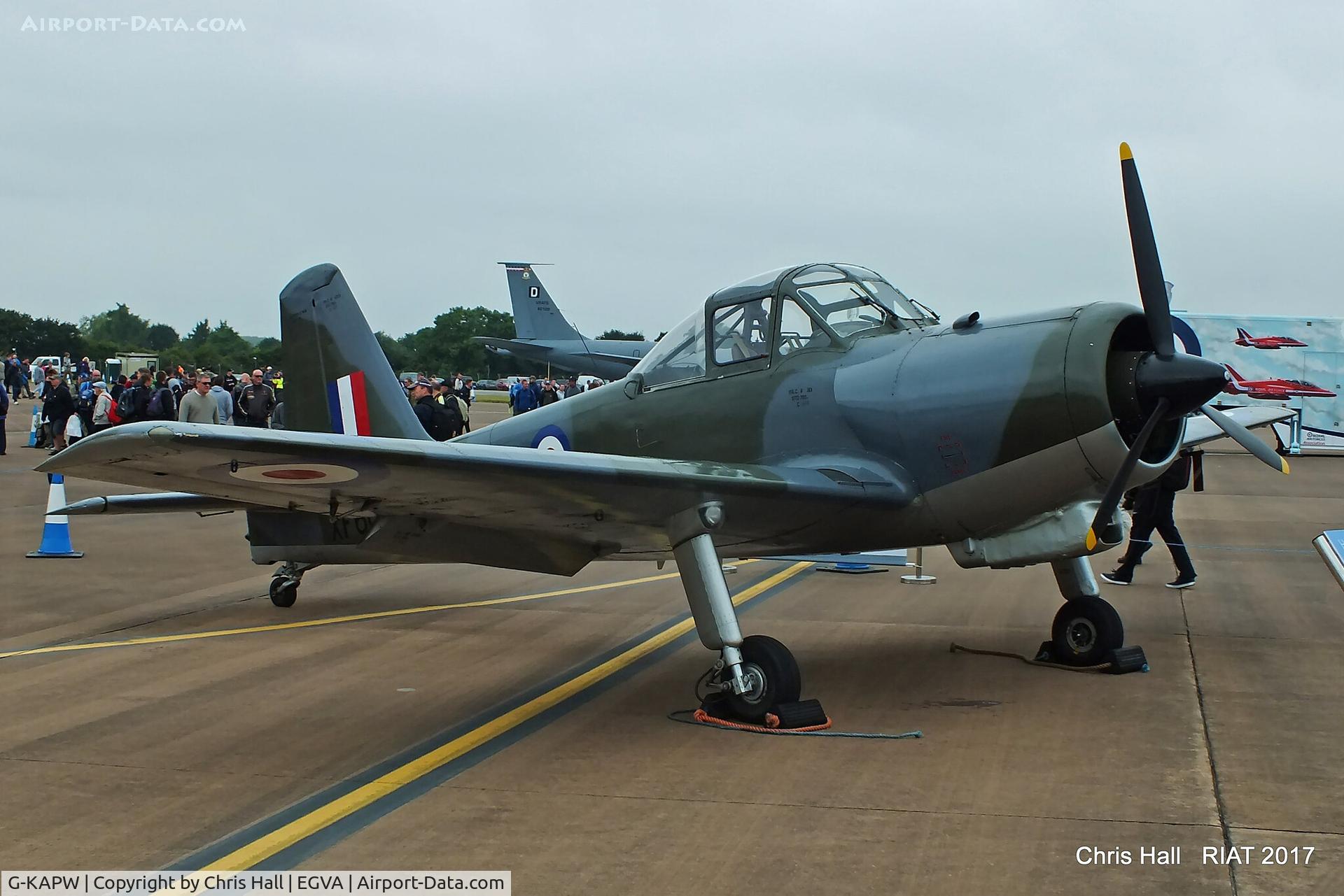 G-KAPW, 1955 Percival P-56 Provost T.1 C/N PAC/56/311, RIAT 2017