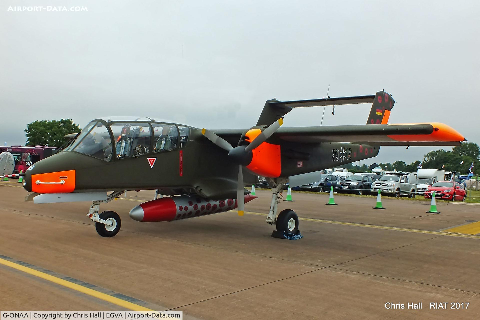 G-ONAA, 1971 North American OV-10B Bronco C/N 338-3, RIAT 2017
