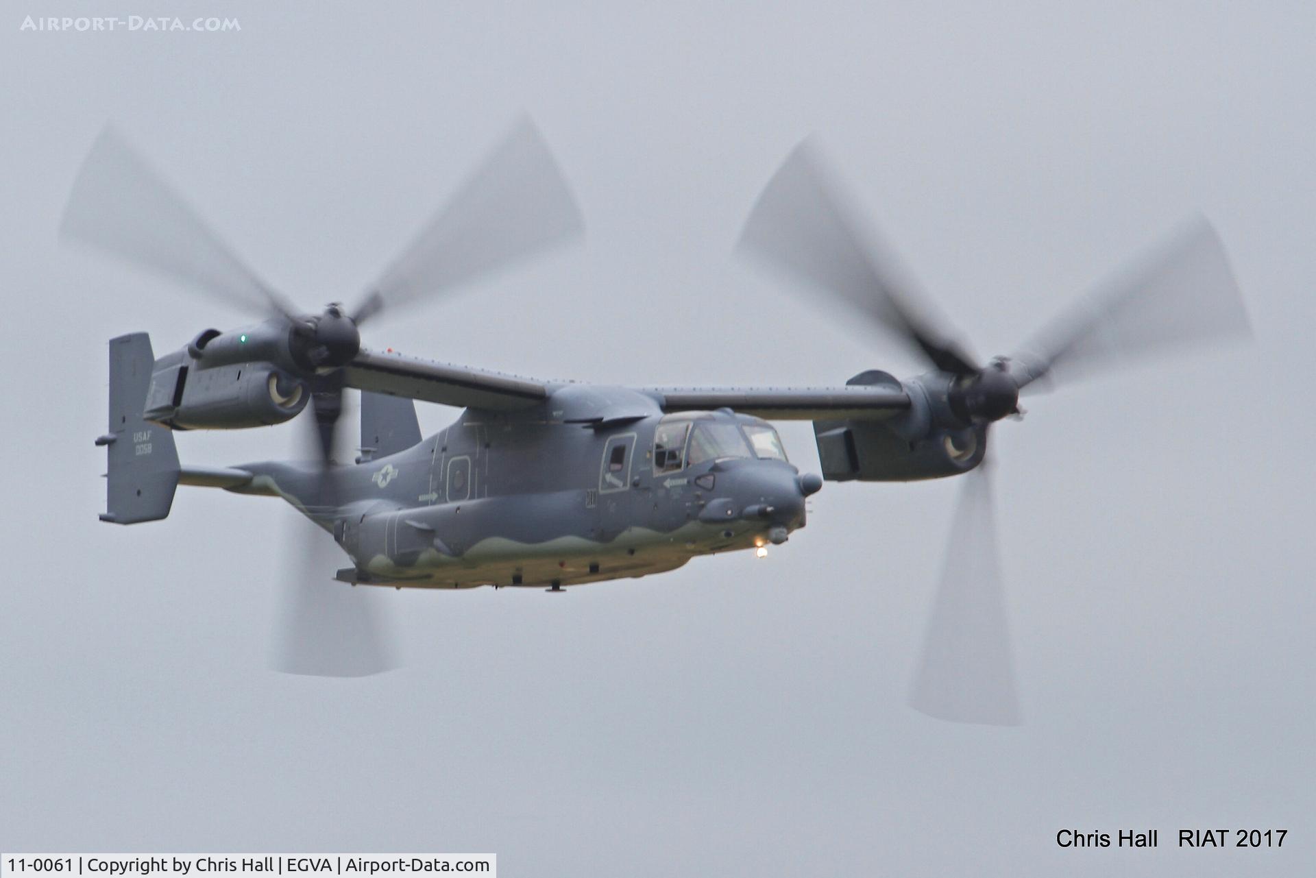 11-0061, 2011 Bell-Boeing CV-22B Osprey C/N D1041, RIAT 2017