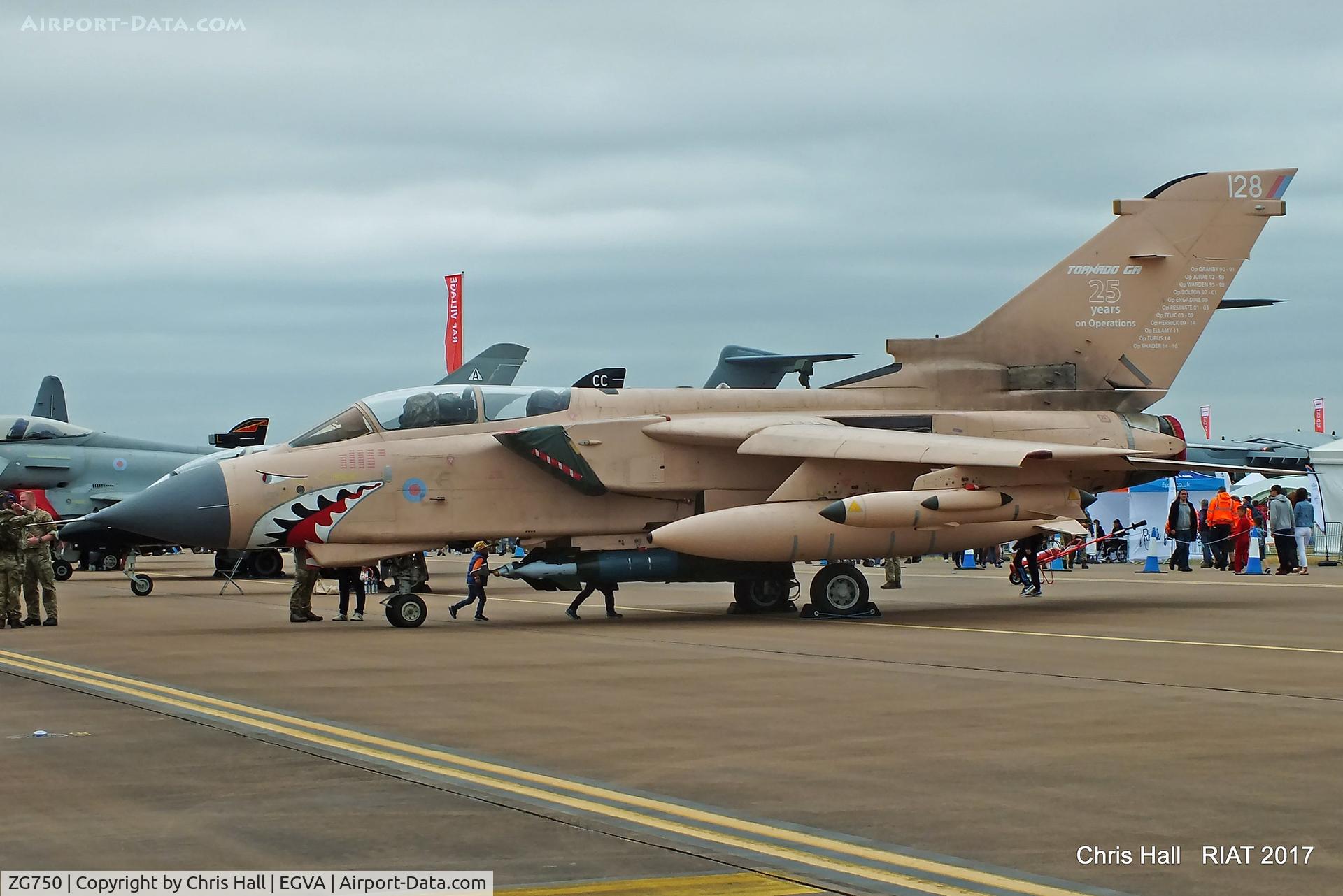 ZG750, 1991 Panavia Tornado GR.4 C/N 862/BT051/3420, RIAT 2017