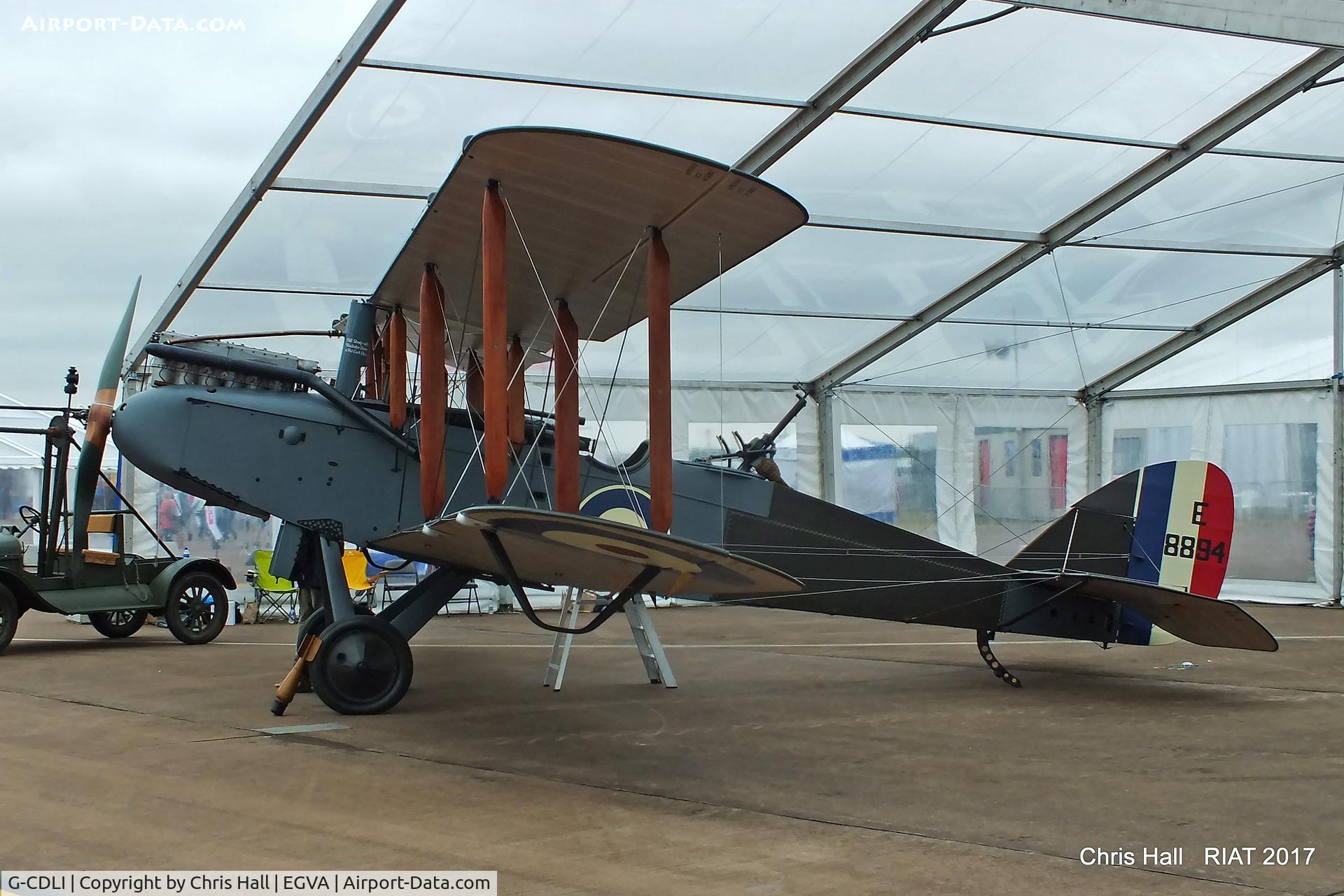 G-CDLI, 1918 Airco DH9 C/N 1414, RIAT 2017