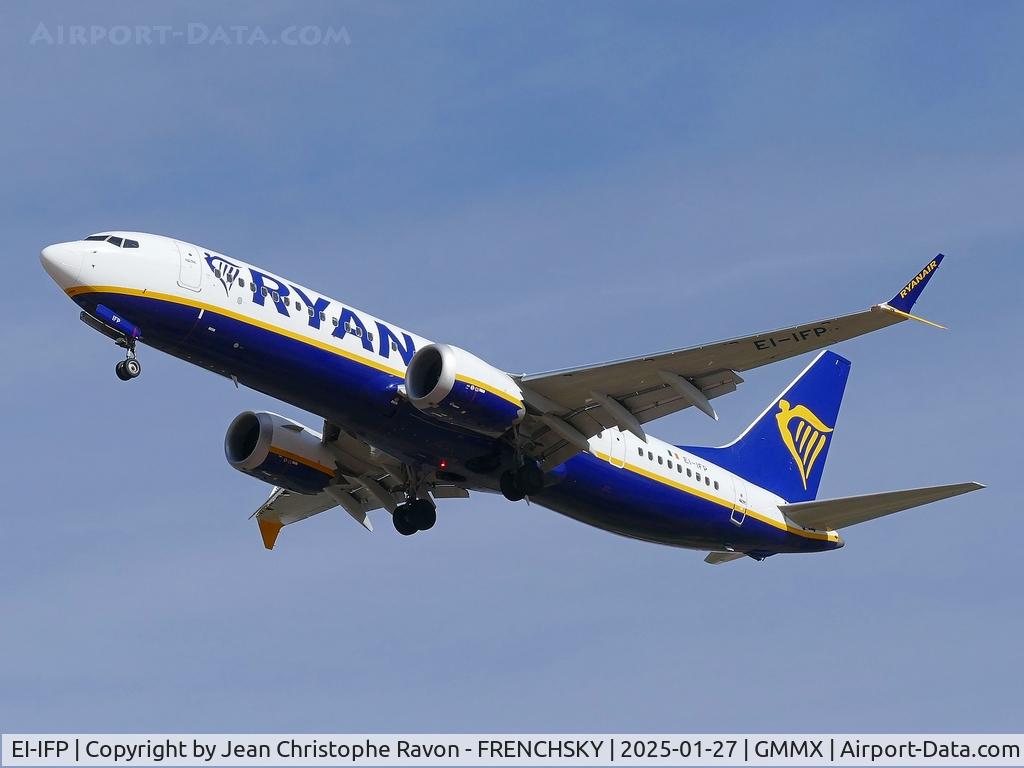 EI-IFP, 2022 Boeing 737-8200 MAX C/N 65898, Dole (DLE)	Marrakesh (RAK)	FR4406