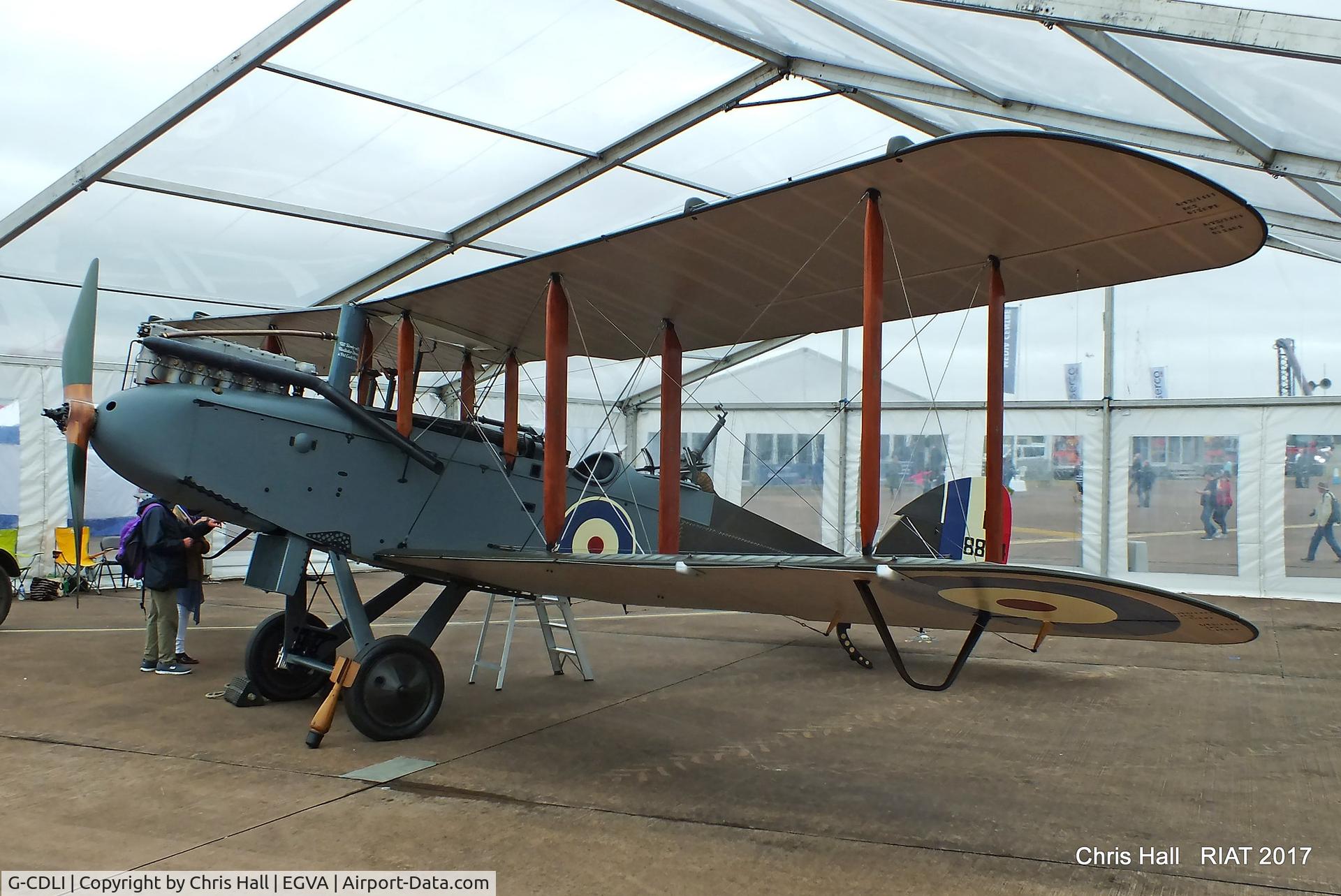 G-CDLI, 1918 Airco DH9 C/N 1414, RIAT 2017