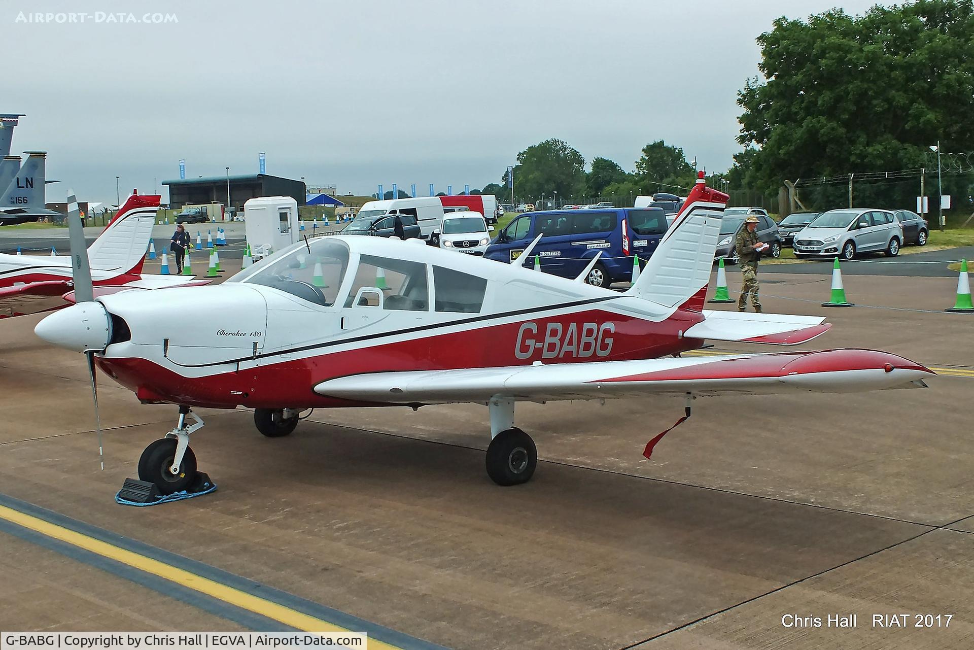 G-BABG, 1964 Piper PA-28-180 Cherokee C/N 28-2031, RIAT 2017
