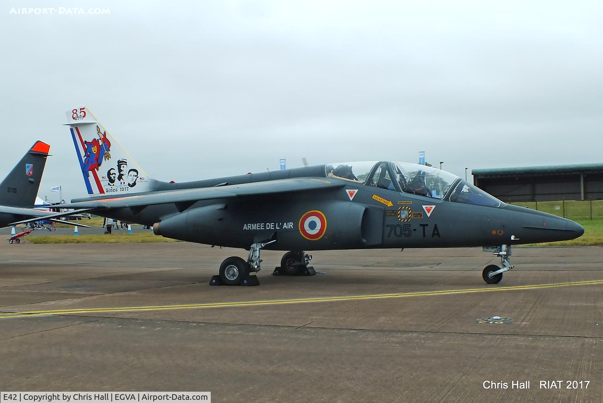 E42, Dassault-Dornier Alpha Jet E C/N E42, RIAT 2017