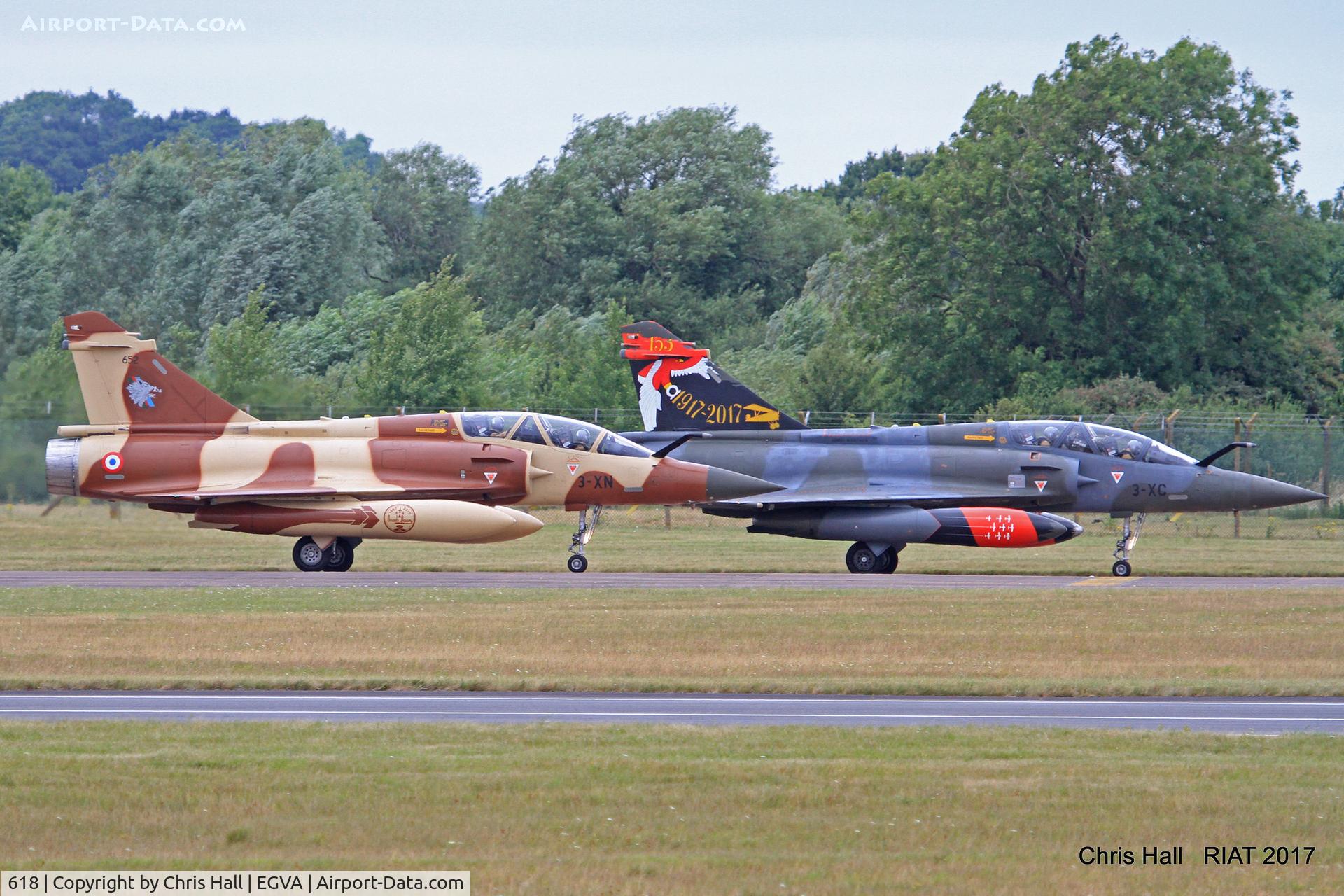 618, Dassault Mirage 2000D C/N 417, RIAT 2017