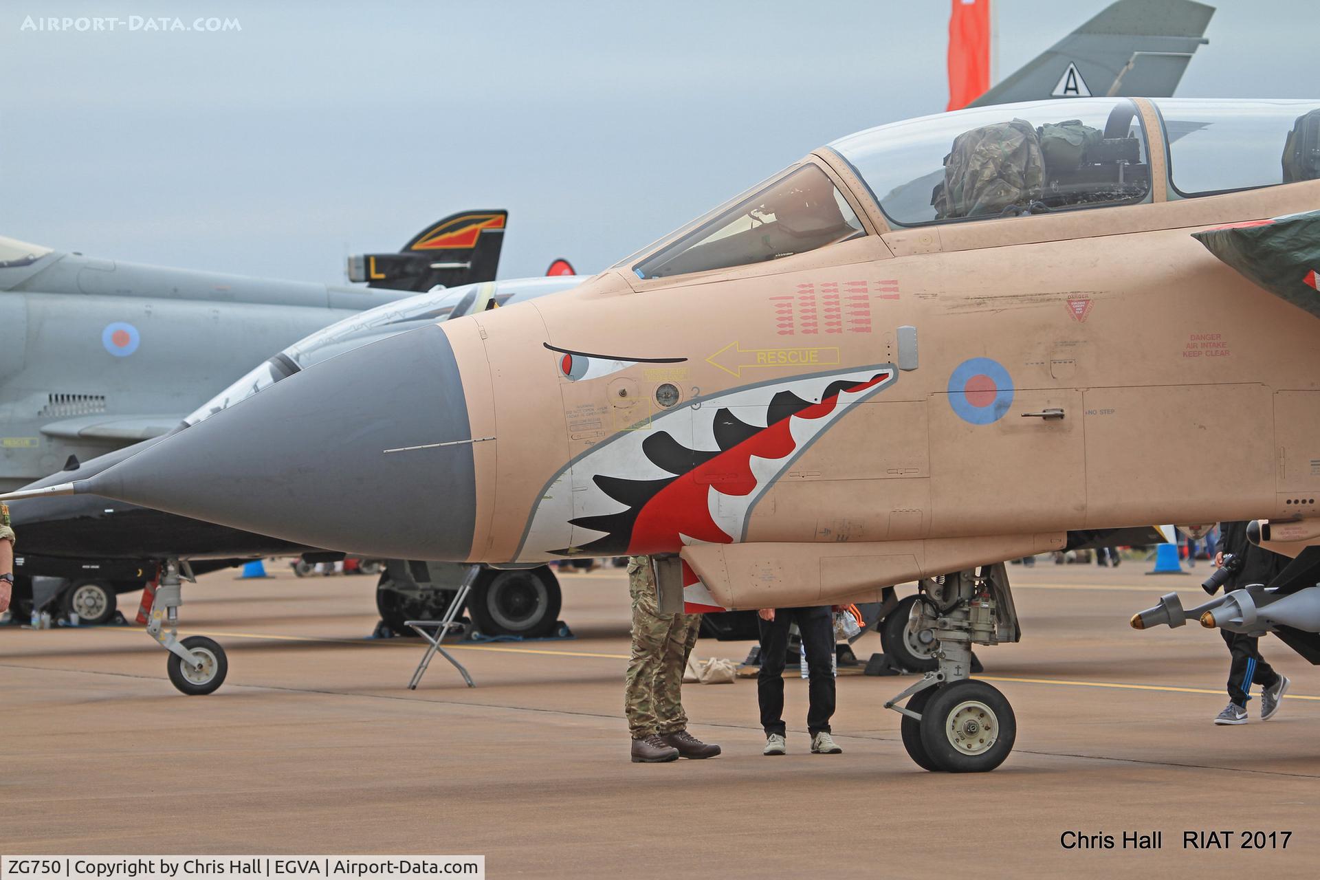 ZG750, 1991 Panavia Tornado GR.4 C/N 862/BT051/3420, RIAT 2017