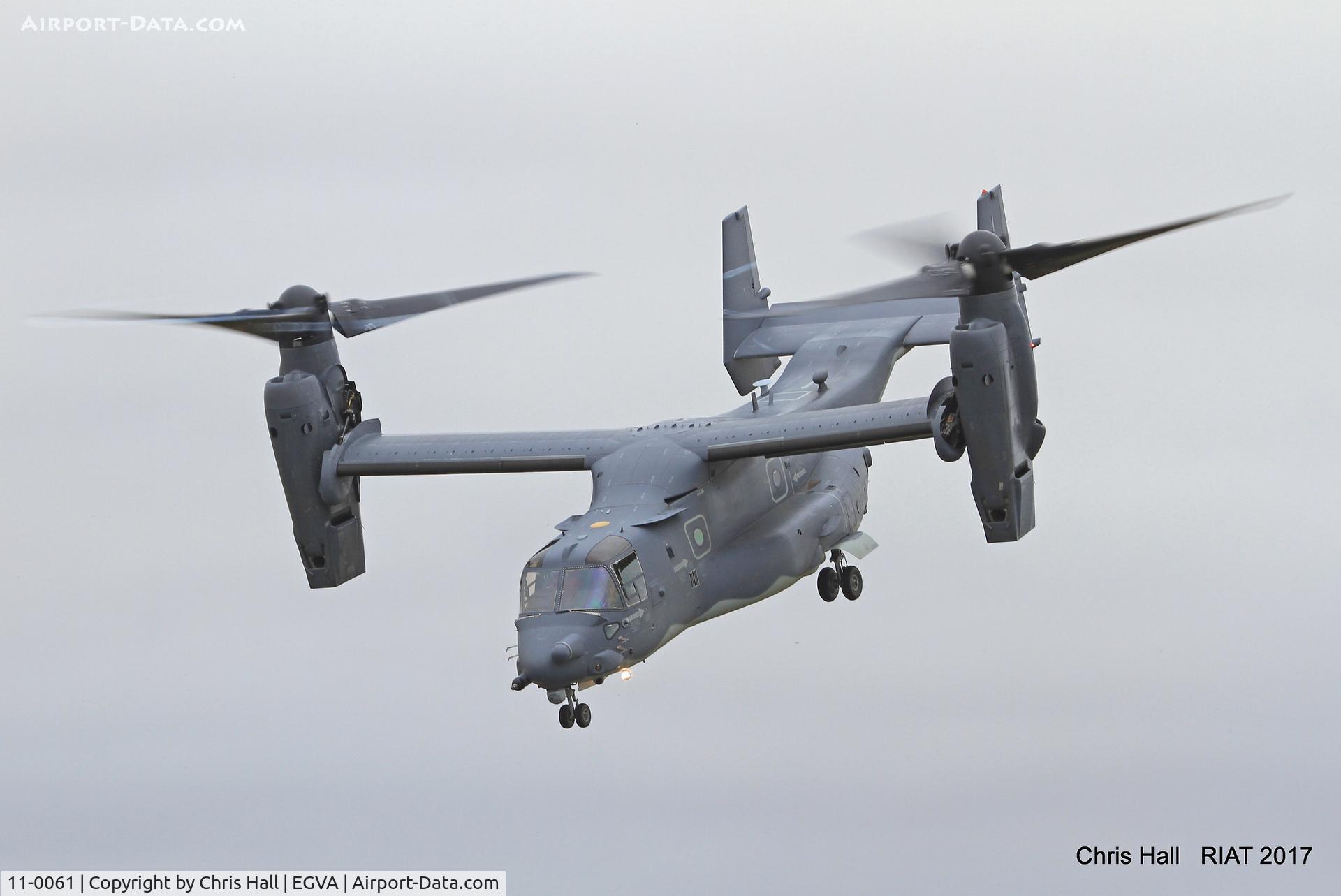 11-0061, 2011 Bell-Boeing CV-22B Osprey C/N D1041, RIAT 2017