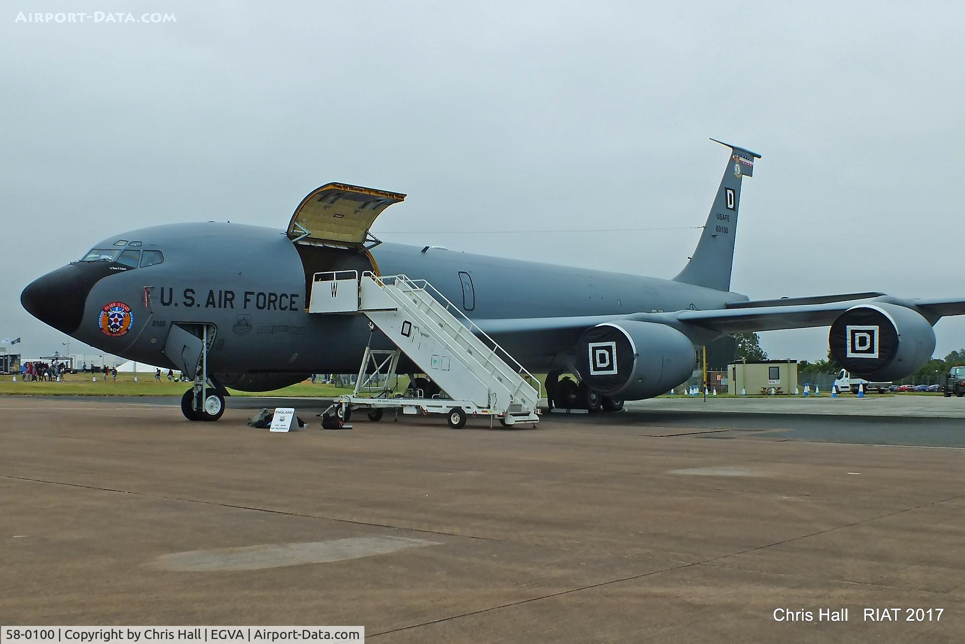 58-0100, 1958 Boeing KC-135R Stratotanker C/N 17845, RIAT 2017