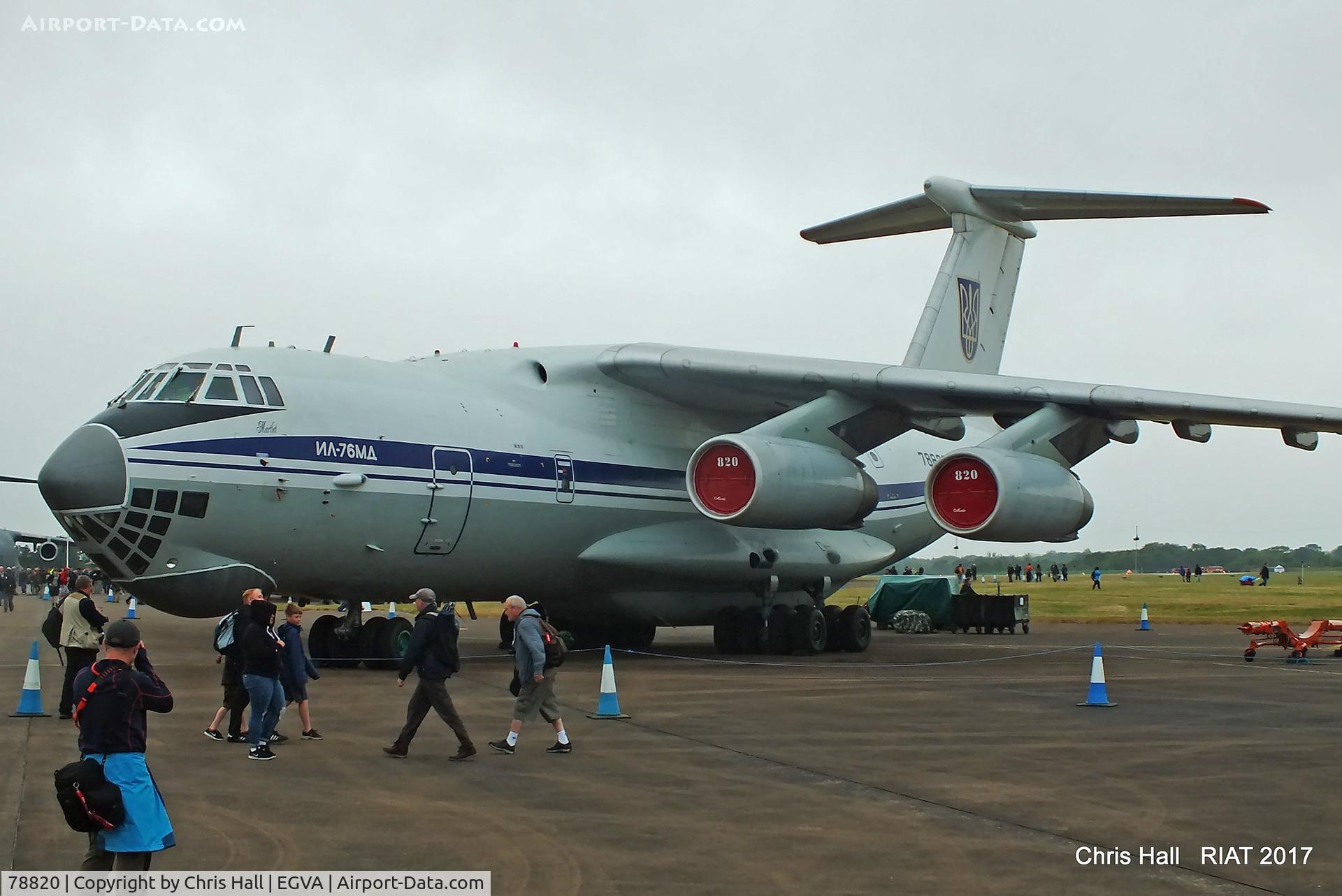 78820, 1989 Ilyushin Il-76MD C/N 0093496907, RIAT 2017