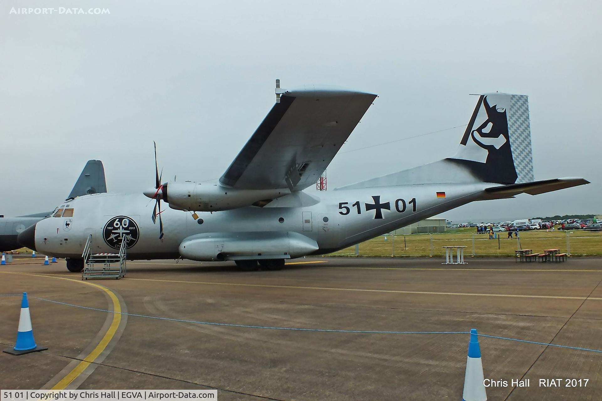 51 01, Transall C-160D C/N D138, RIAT 2017