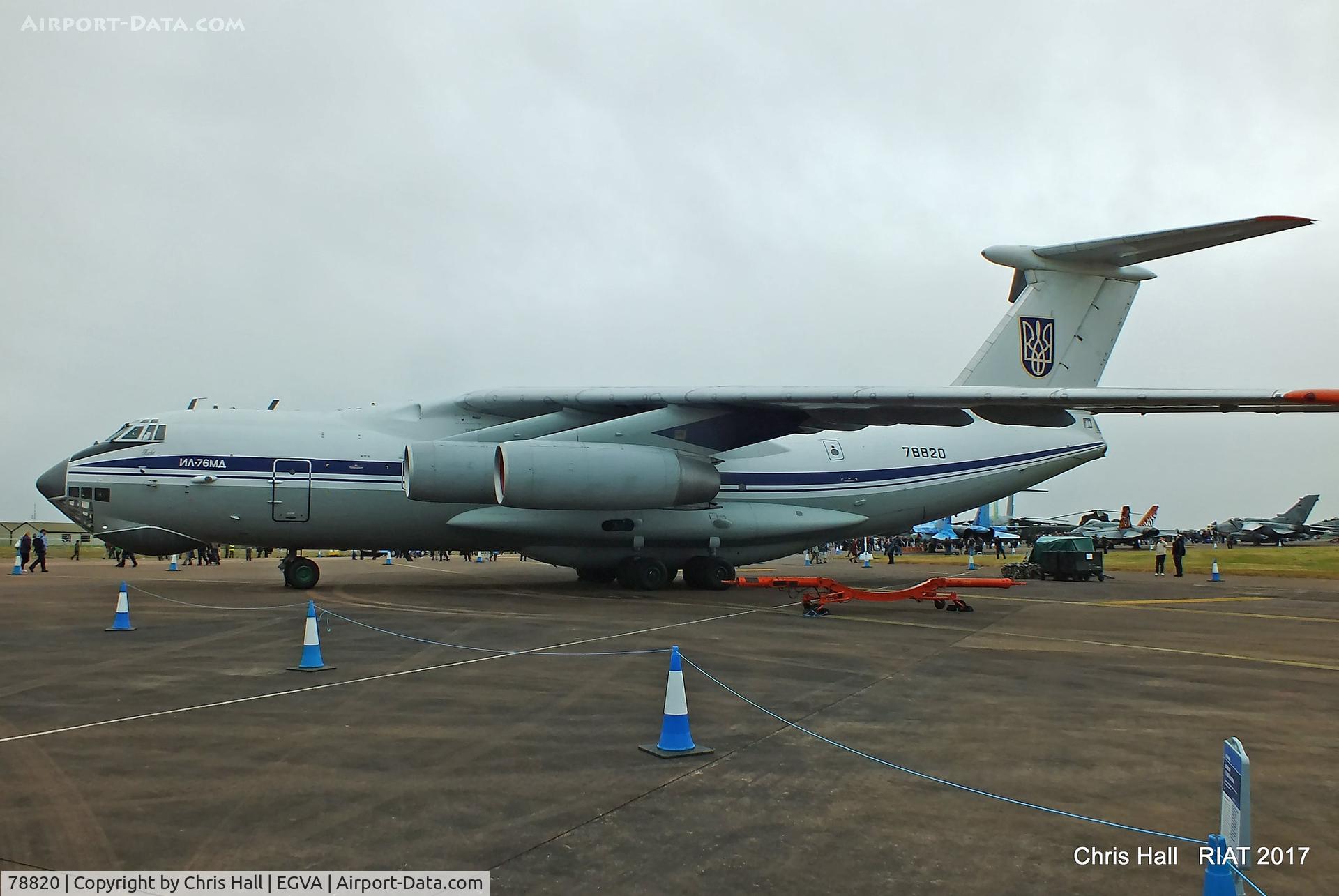 78820, 1989 Ilyushin Il-76MD C/N 0093496907, RIAT 2017