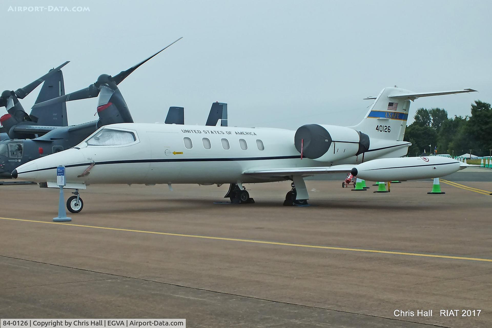 84-0126, 1984 Gates Learjet C-21A C/N 35A-572, RIAT 2017