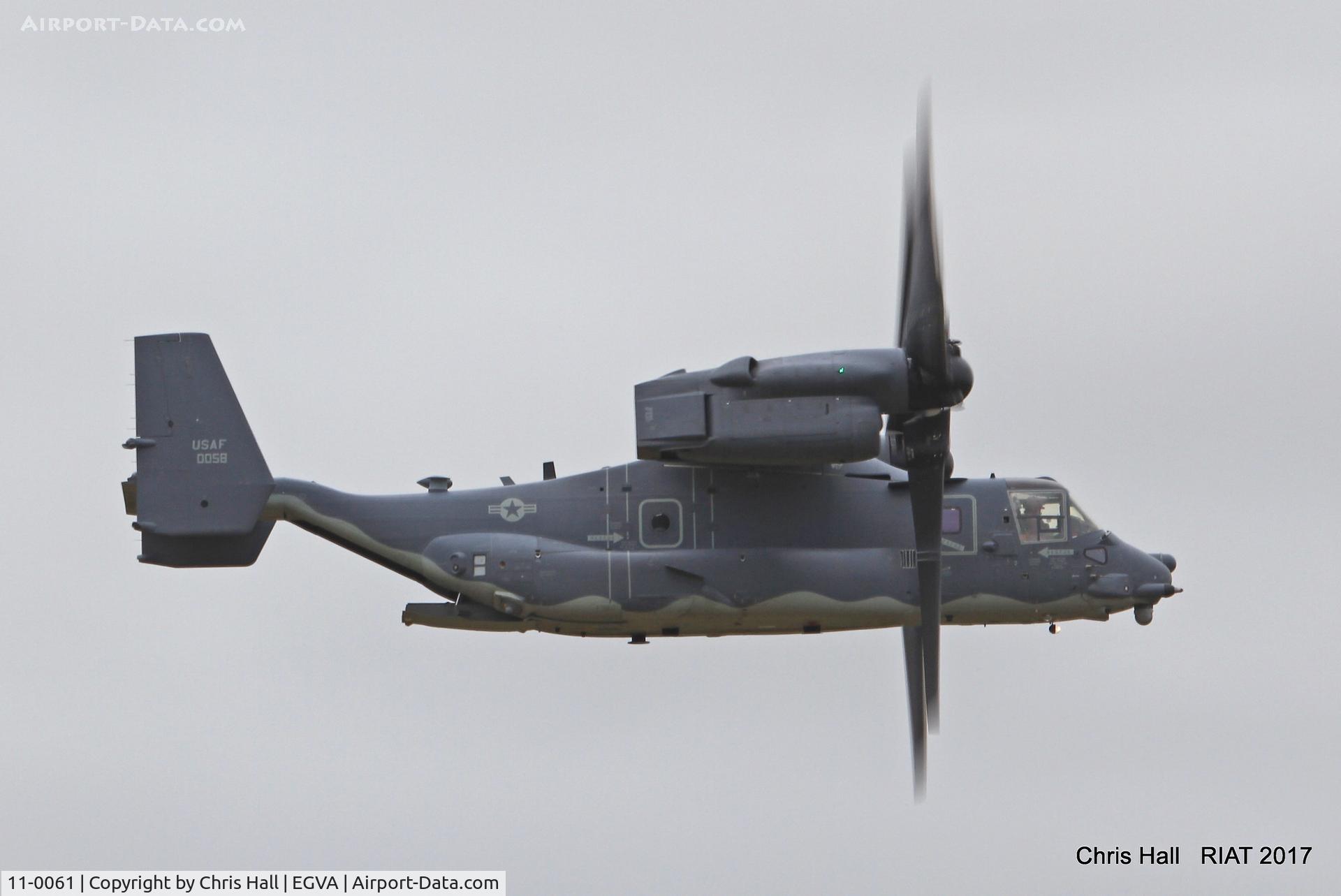 11-0061, 2011 Bell-Boeing CV-22B Osprey C/N D1041, RIAT 2017