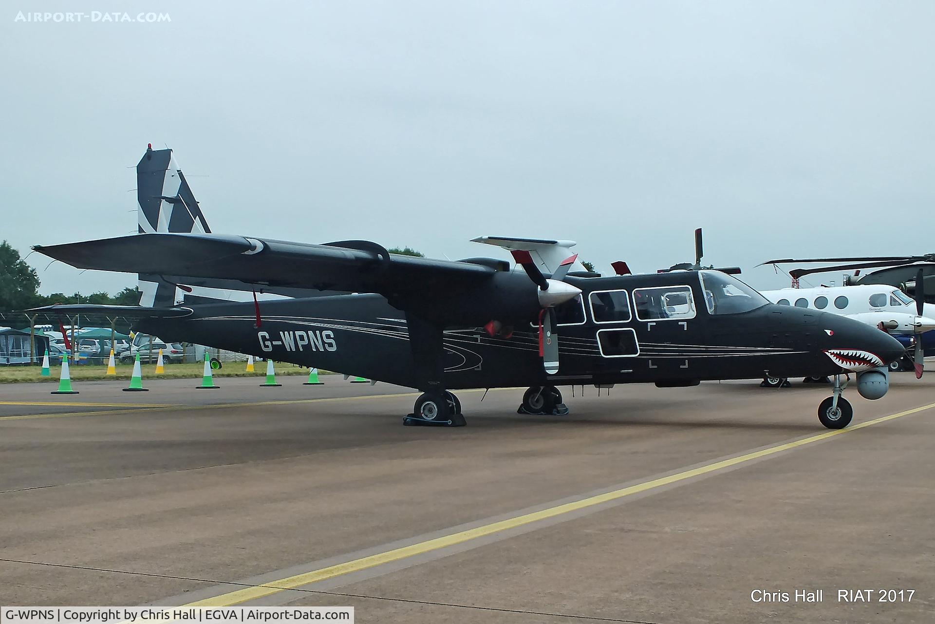 G-WPNS, 2002 Pilatus Britten-Norman BN-2T-4S Defender 4000 C/N 4011, RIAT 2017