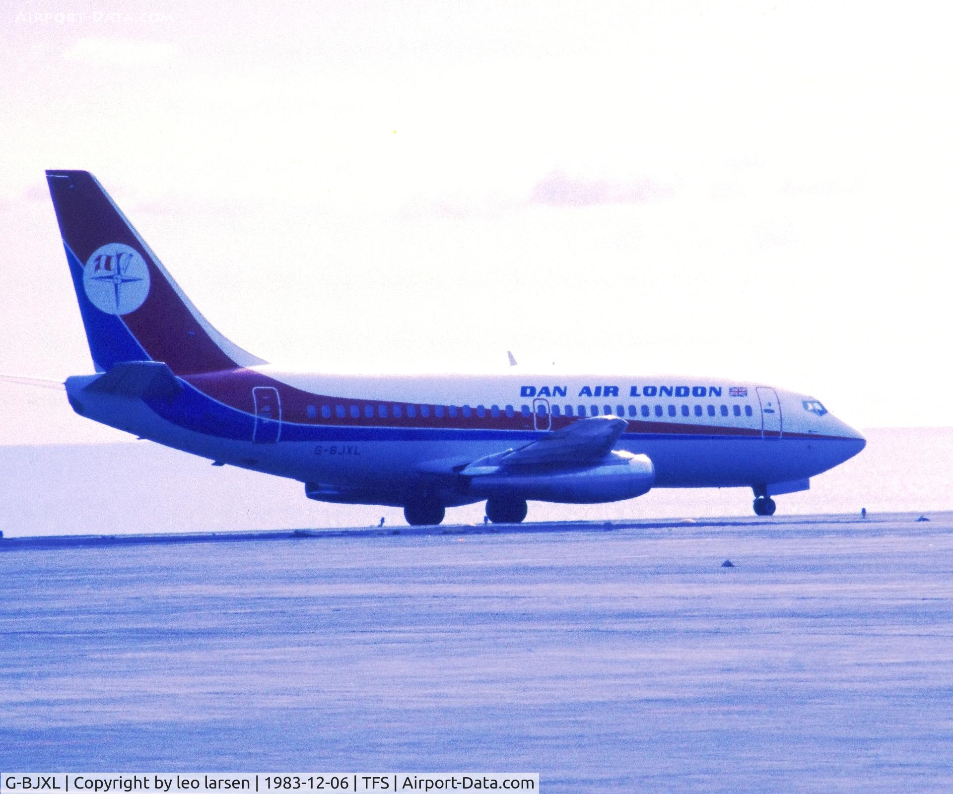 G-BJXL, 1980 Boeing 737-2T4 C/N 22054, Tenerife South 6.12.1983