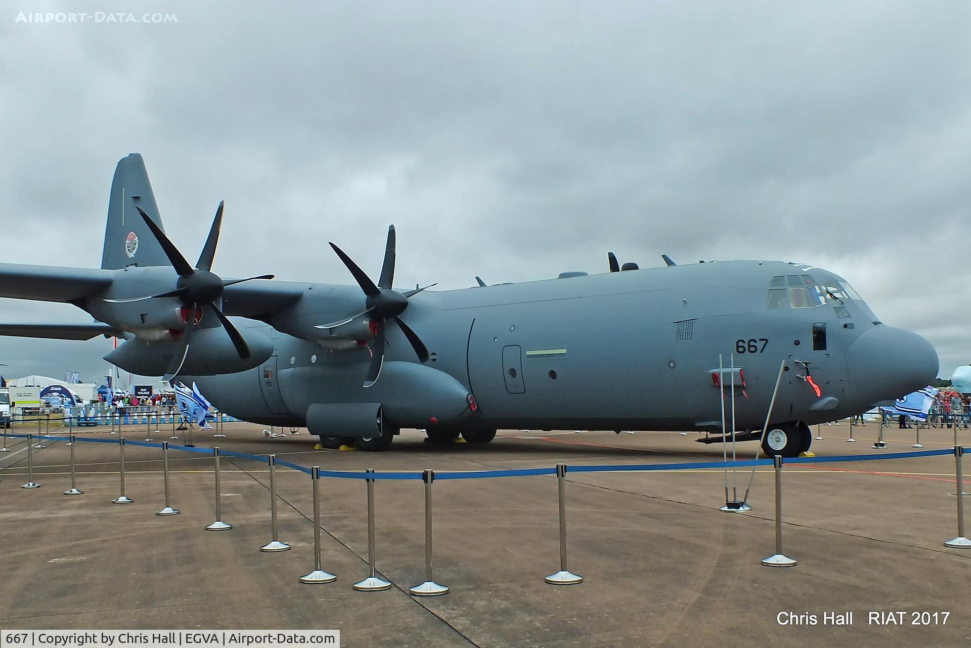 667, Lockheed C-130J-30 Super Hercules C/N 382-5794, RIAT 2017