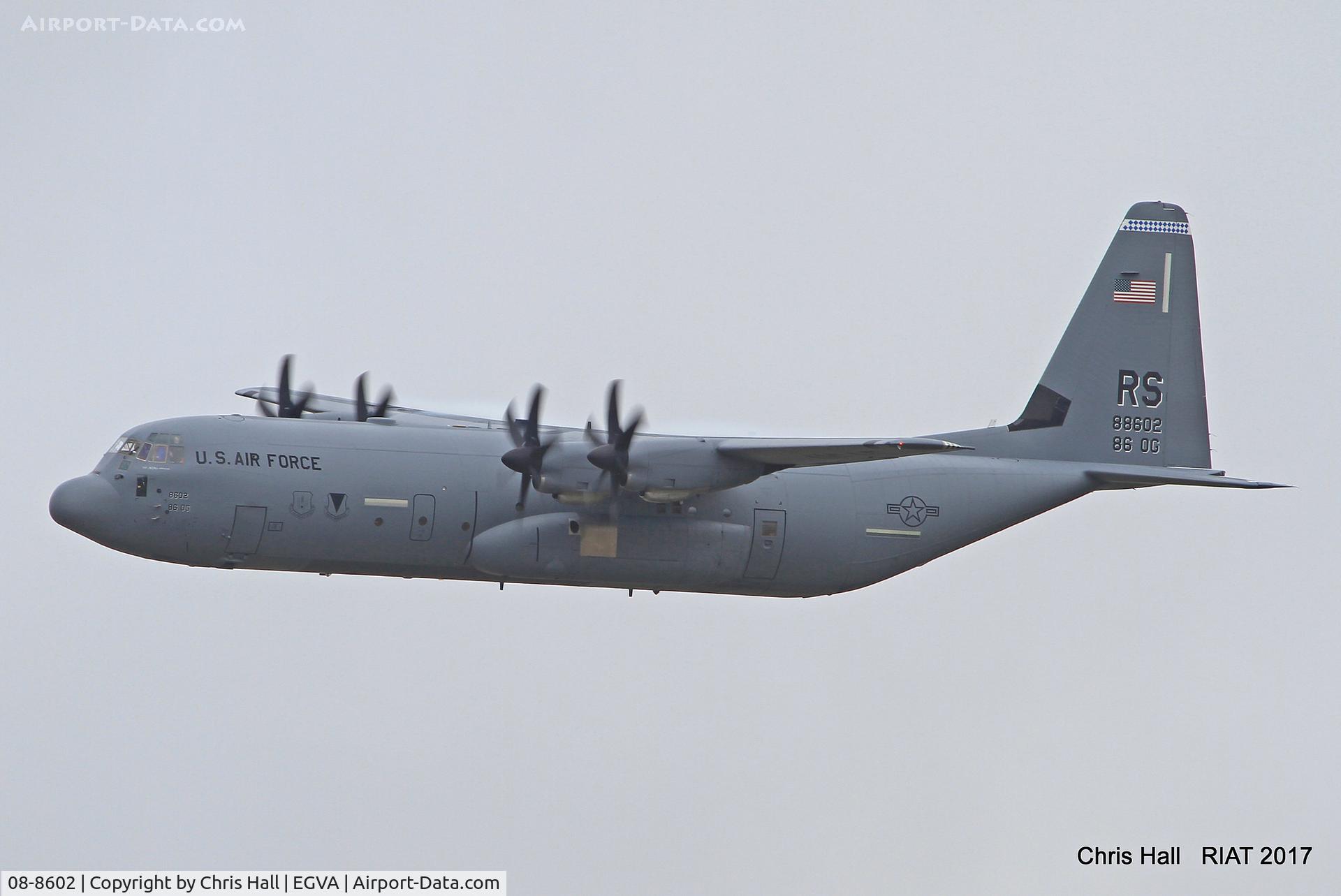 08-8602, 2008 Lockheed Martin C-130J-30 Super Hercules C/N 382-5611, RIAT 2017