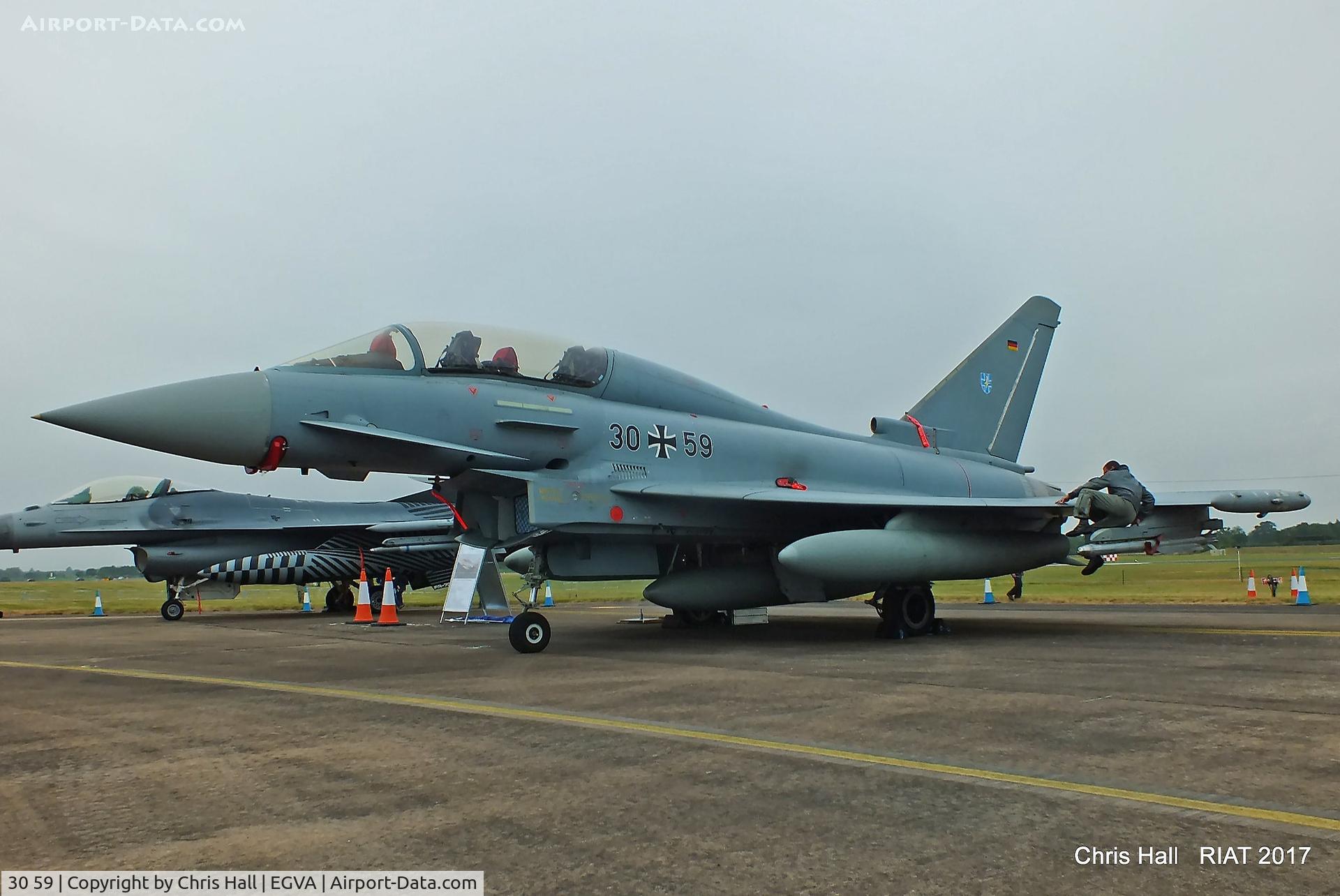 30 59, Eurofighter EF-2000 Typhoon T C/N GT017, RIAT 2017